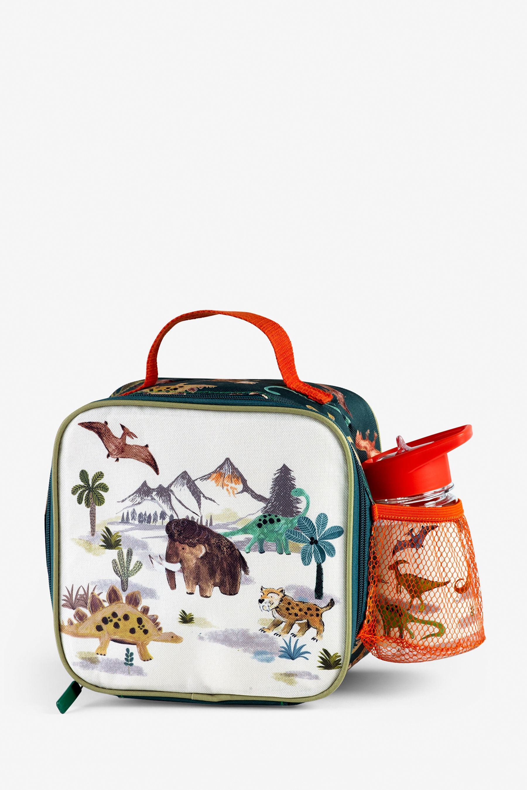 Green Dinosaur  Lunch Bag and Water Bottle