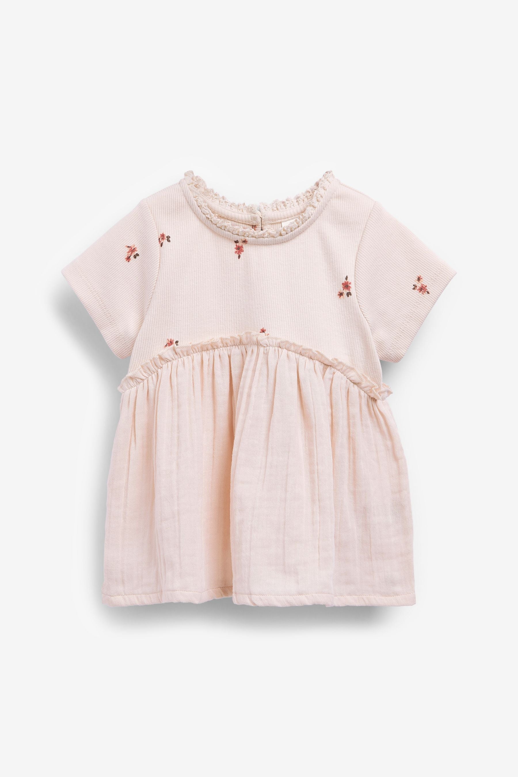 Pale Pink Ditsy Blouse (3mths-7yrs)