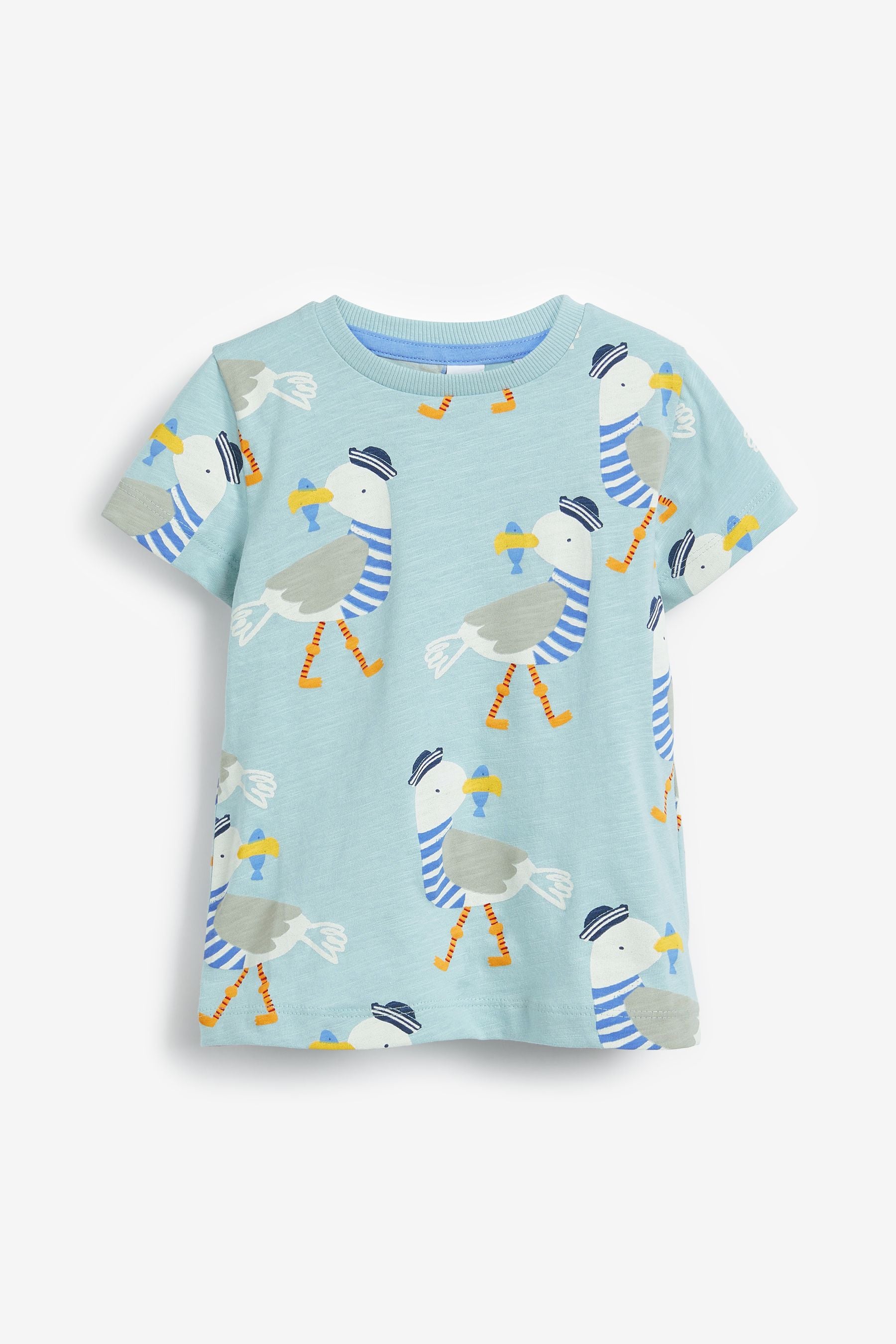 Seaside 3 Pack All Over Print T-Shirts (3mths-7yrs)