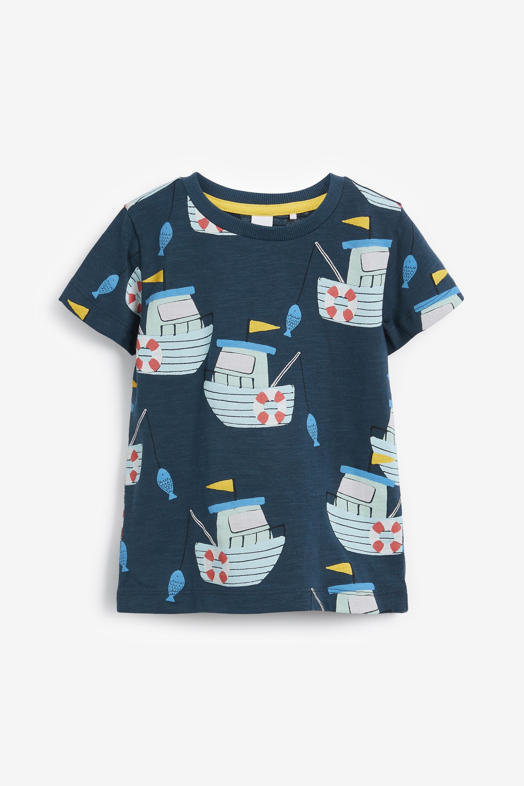 Seaside 3 Pack All Over Print T-Shirts (3mths-7yrs)