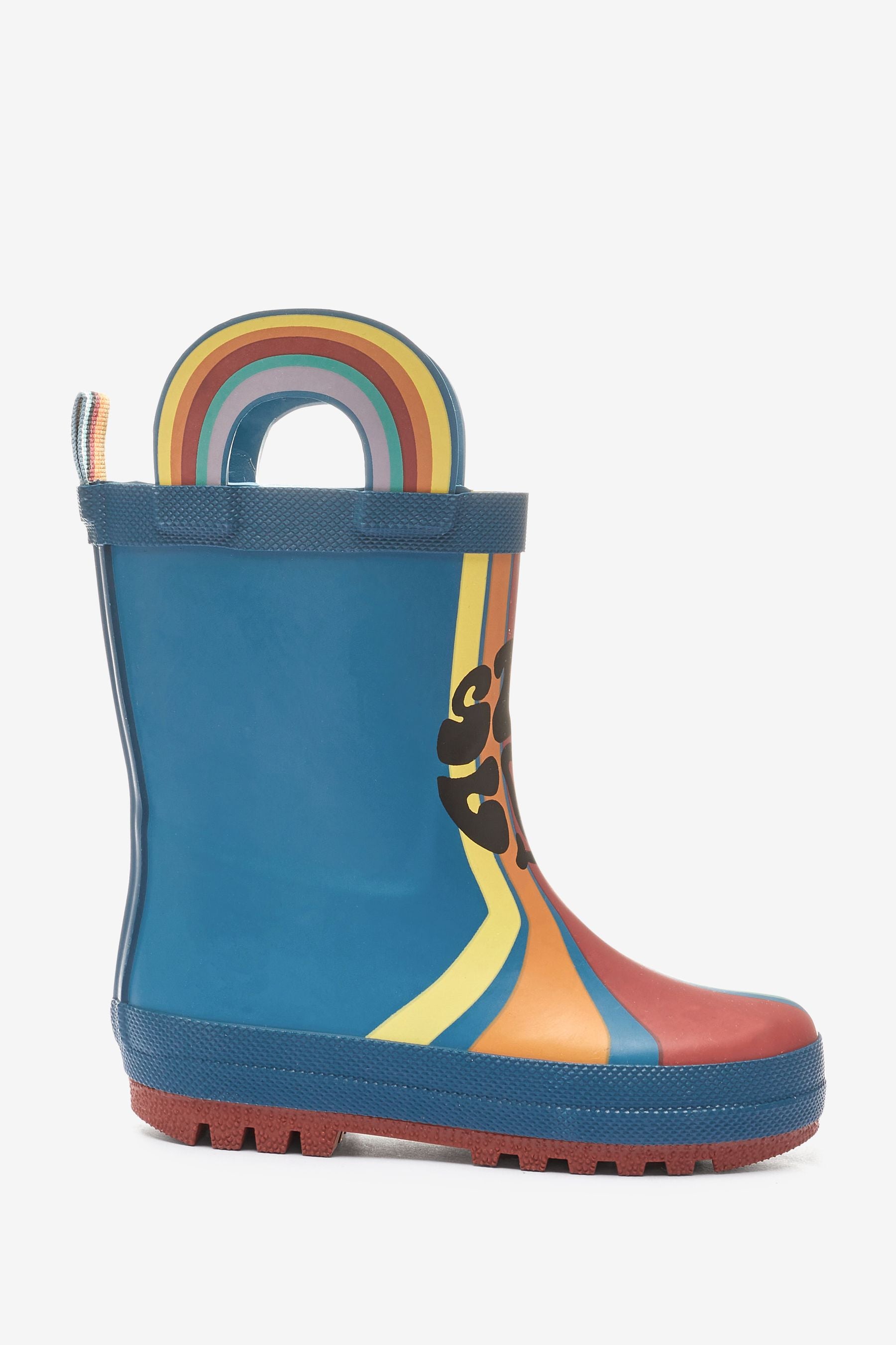 Rainbow Stay Cool Wellies With Pull-on Handles