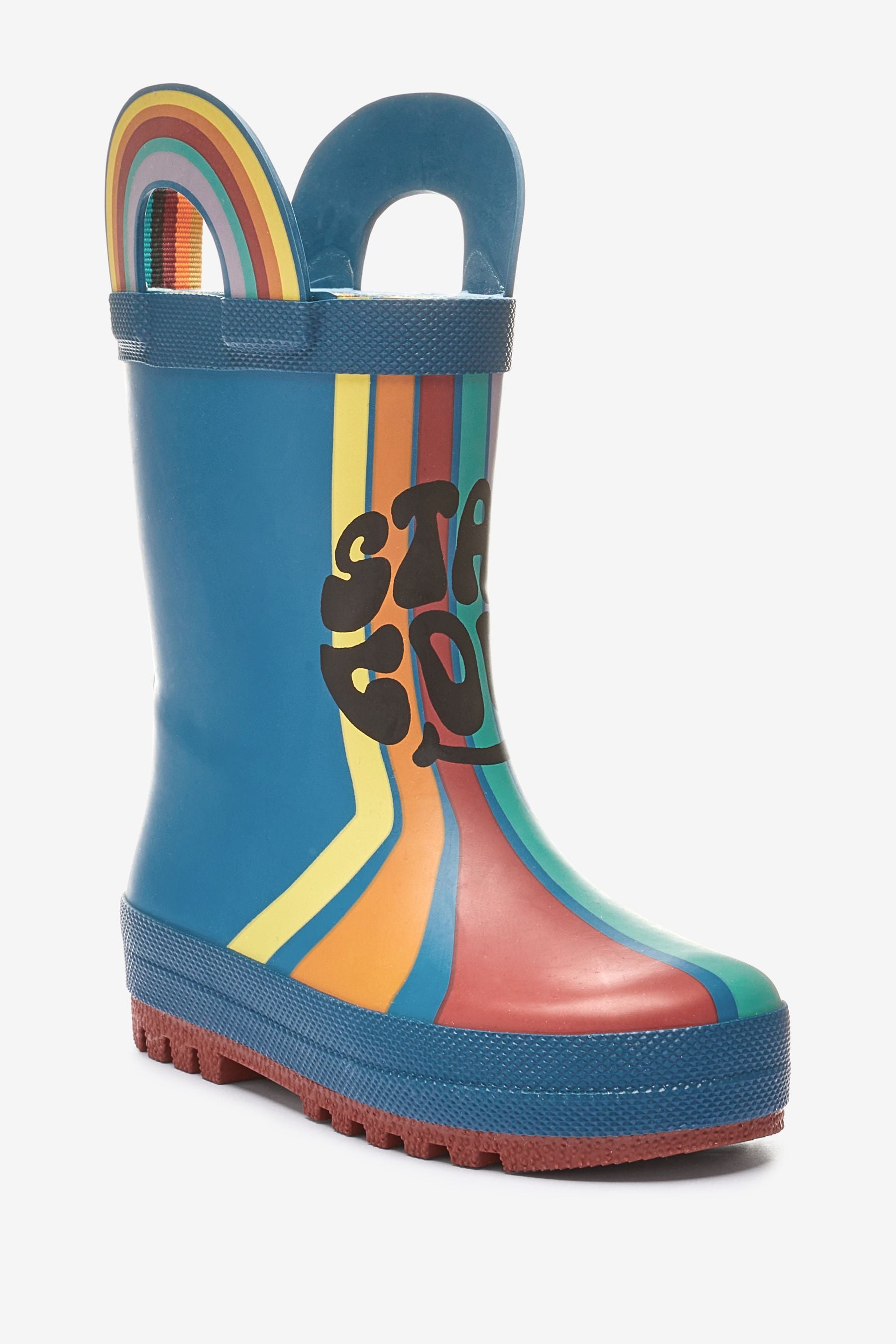 Rainbow Stay Cool Wellies With Pull-on Handles