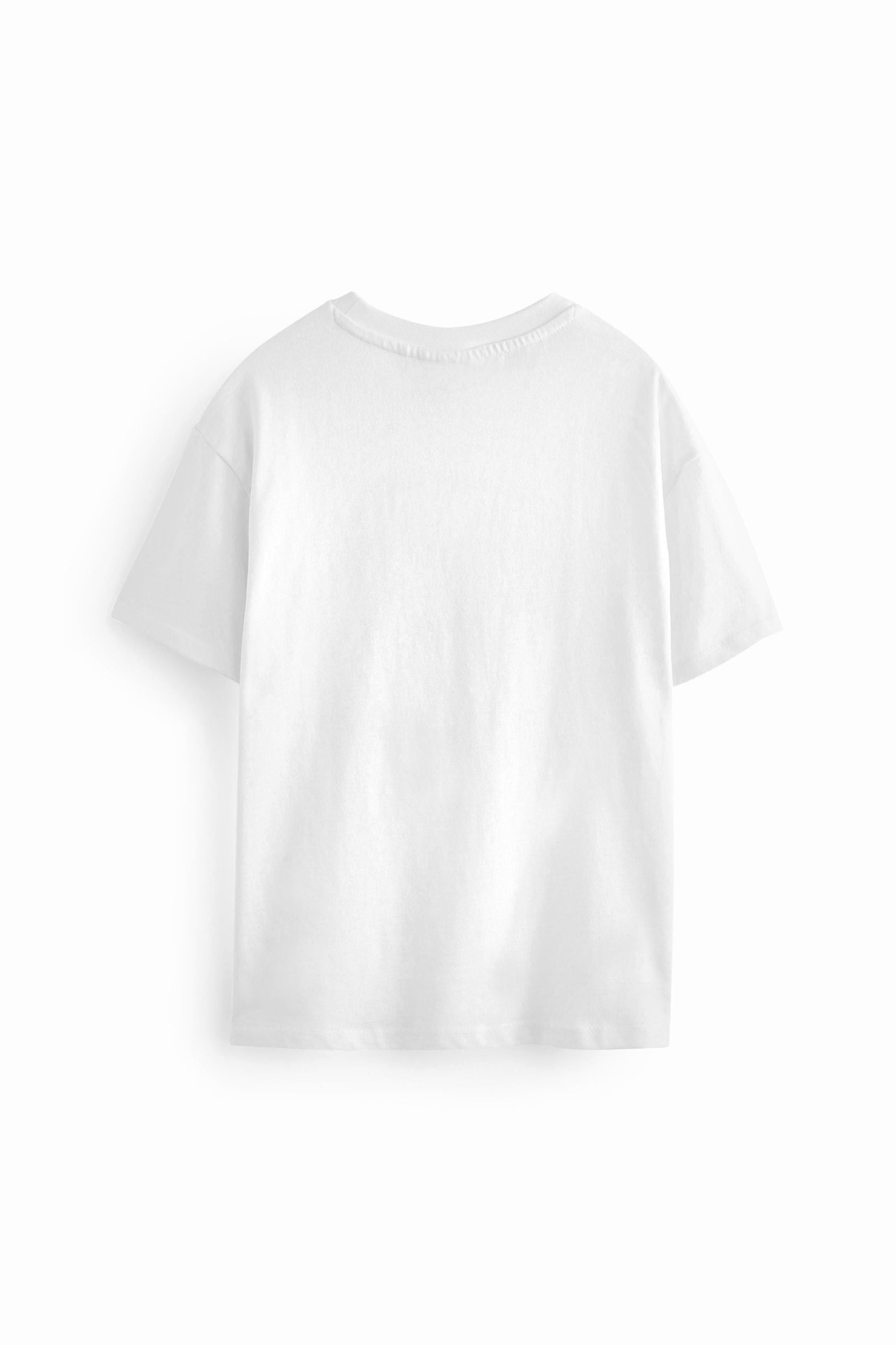 Ecru White Sequin Twister T-Shirt (3-16yrs)