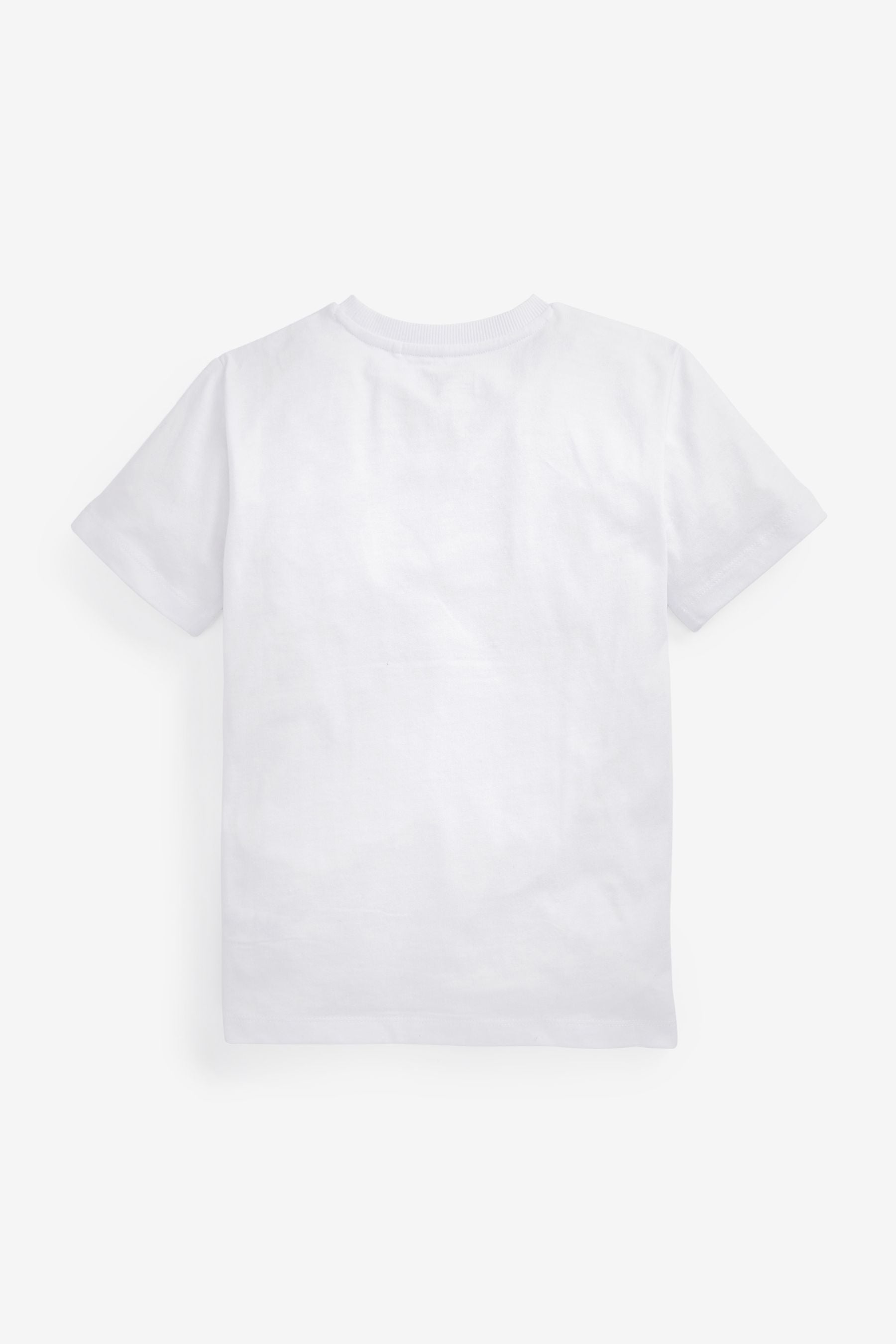 White Skull Short Sleeve Graphic T-Shirt (3-16yrs)