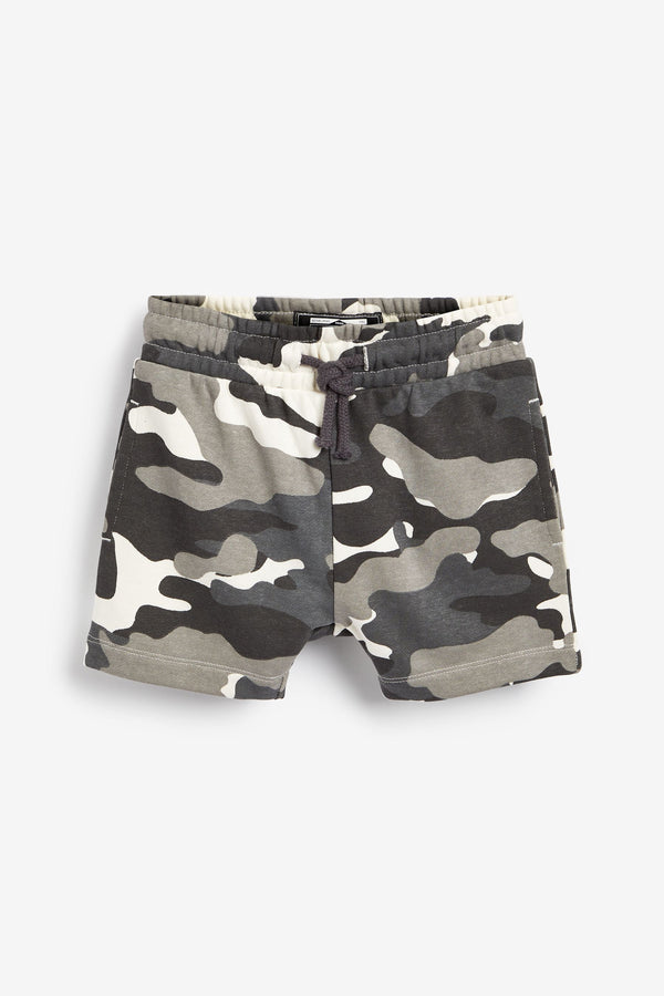 Mono Camouflage All Over Printed Jersey Shorts (3mths-7yrs)