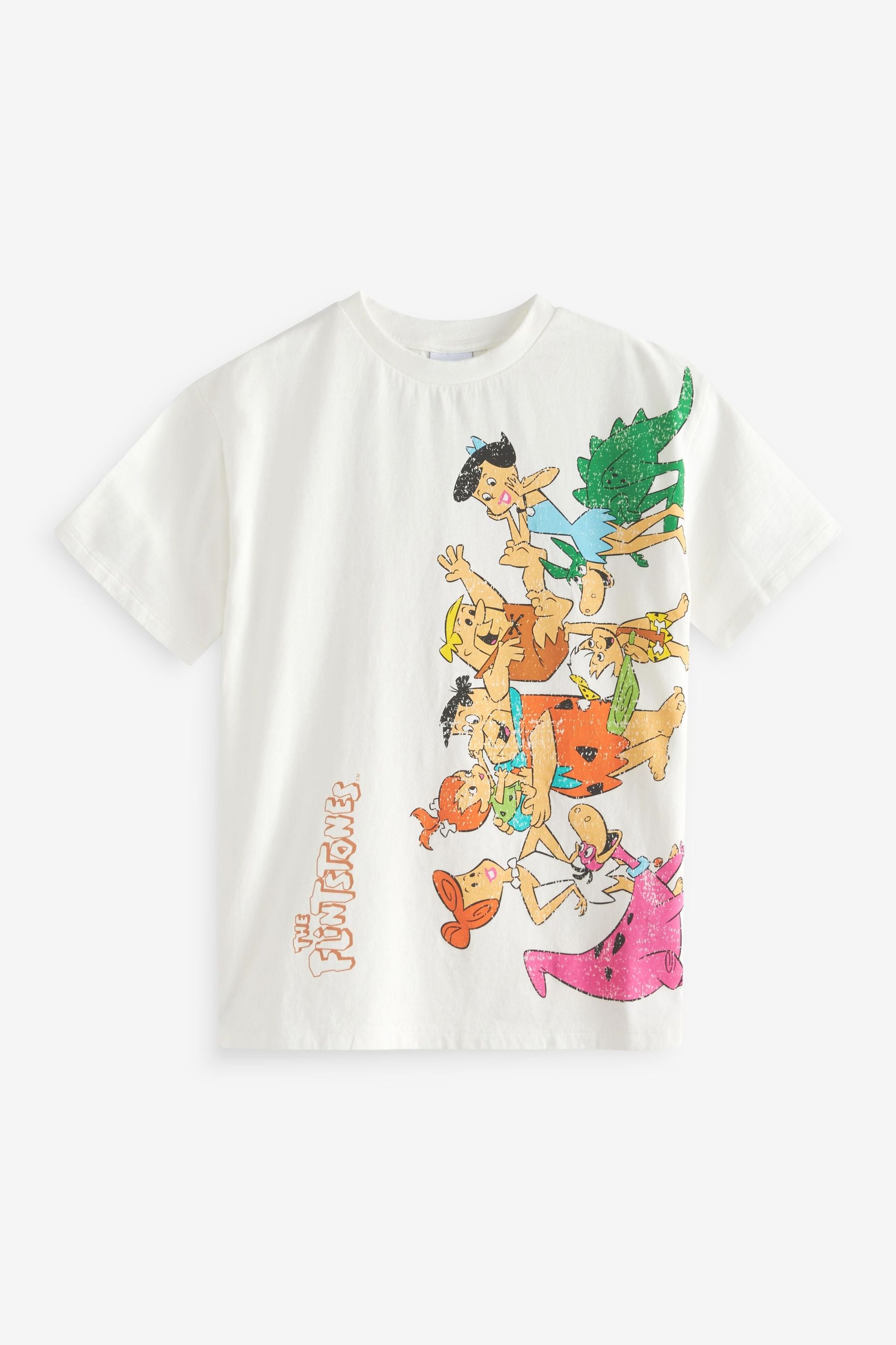 Ecru White The Flintstones T-Shirt (3-16yrs)