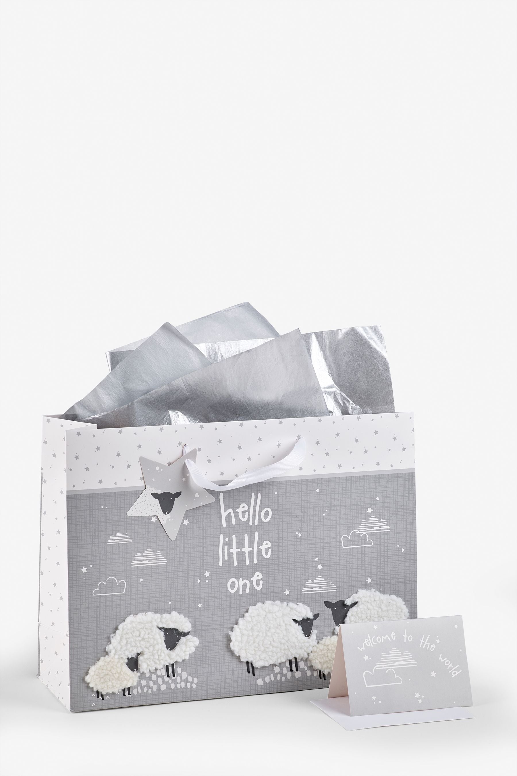 Grey Sheep Gift Bag Set