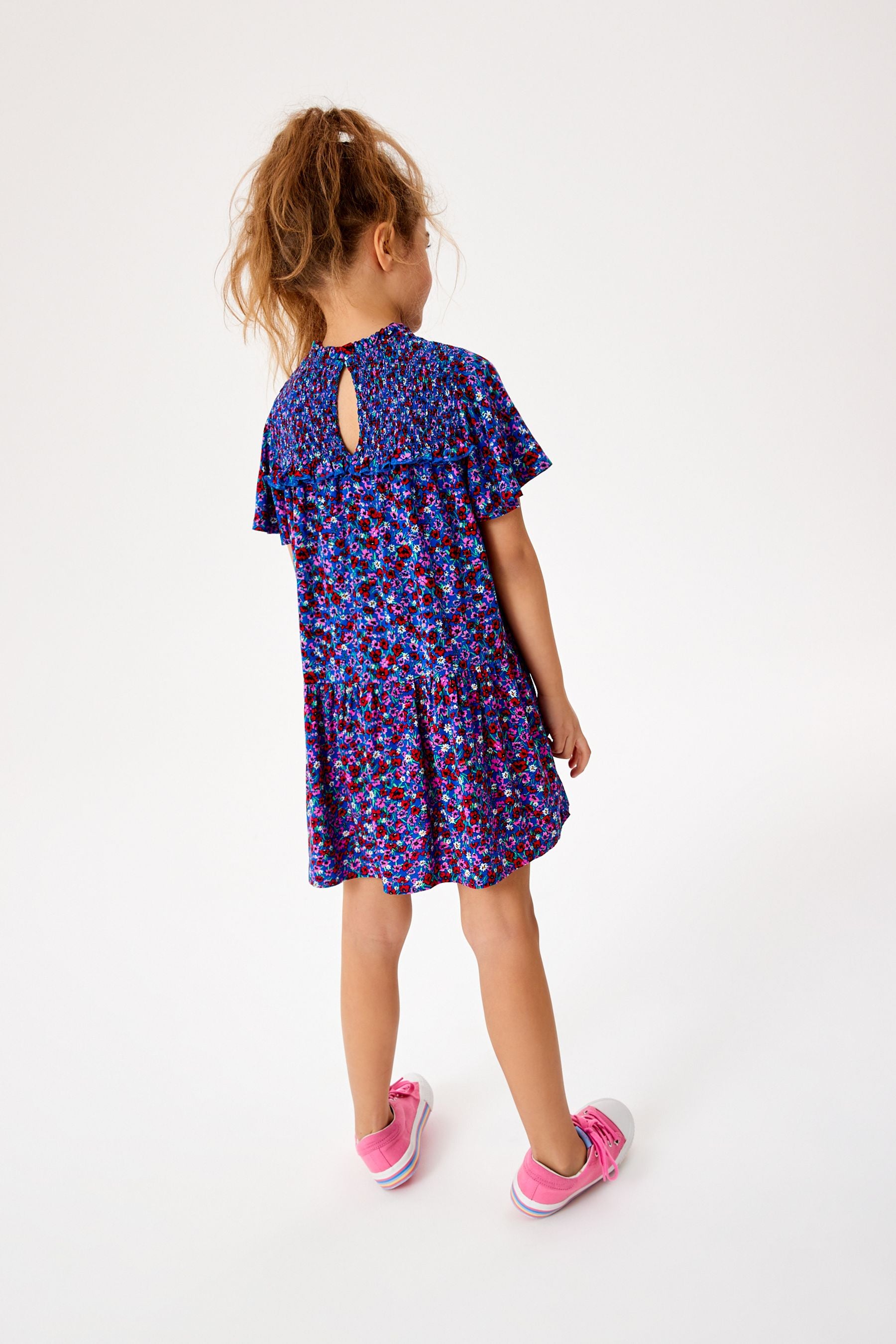 Blue Angel Sleeve Dress (3-16yrs)