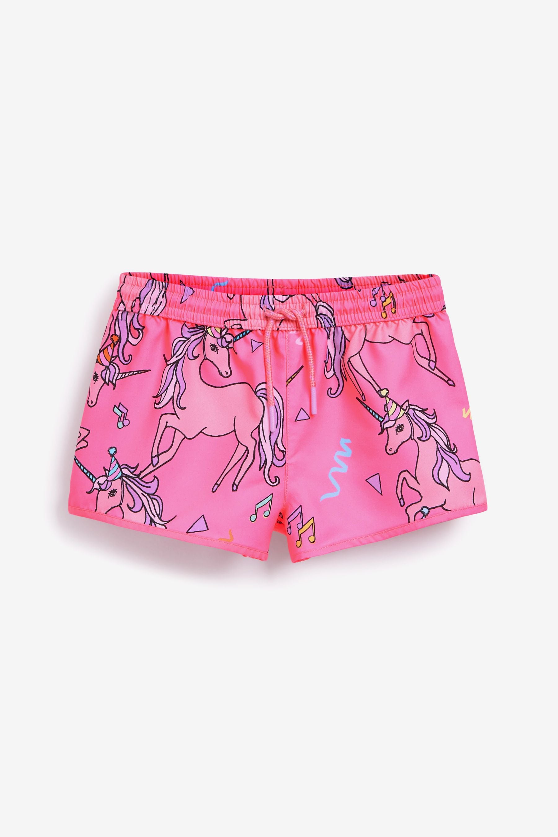 Bright Pink Quick Dry Beach Shorts