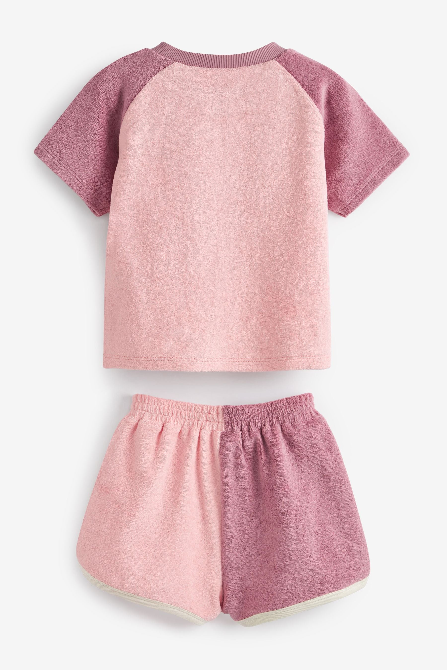 Pastel Towelling Top And Shorts Co-ord Set (3mths-7yrs)