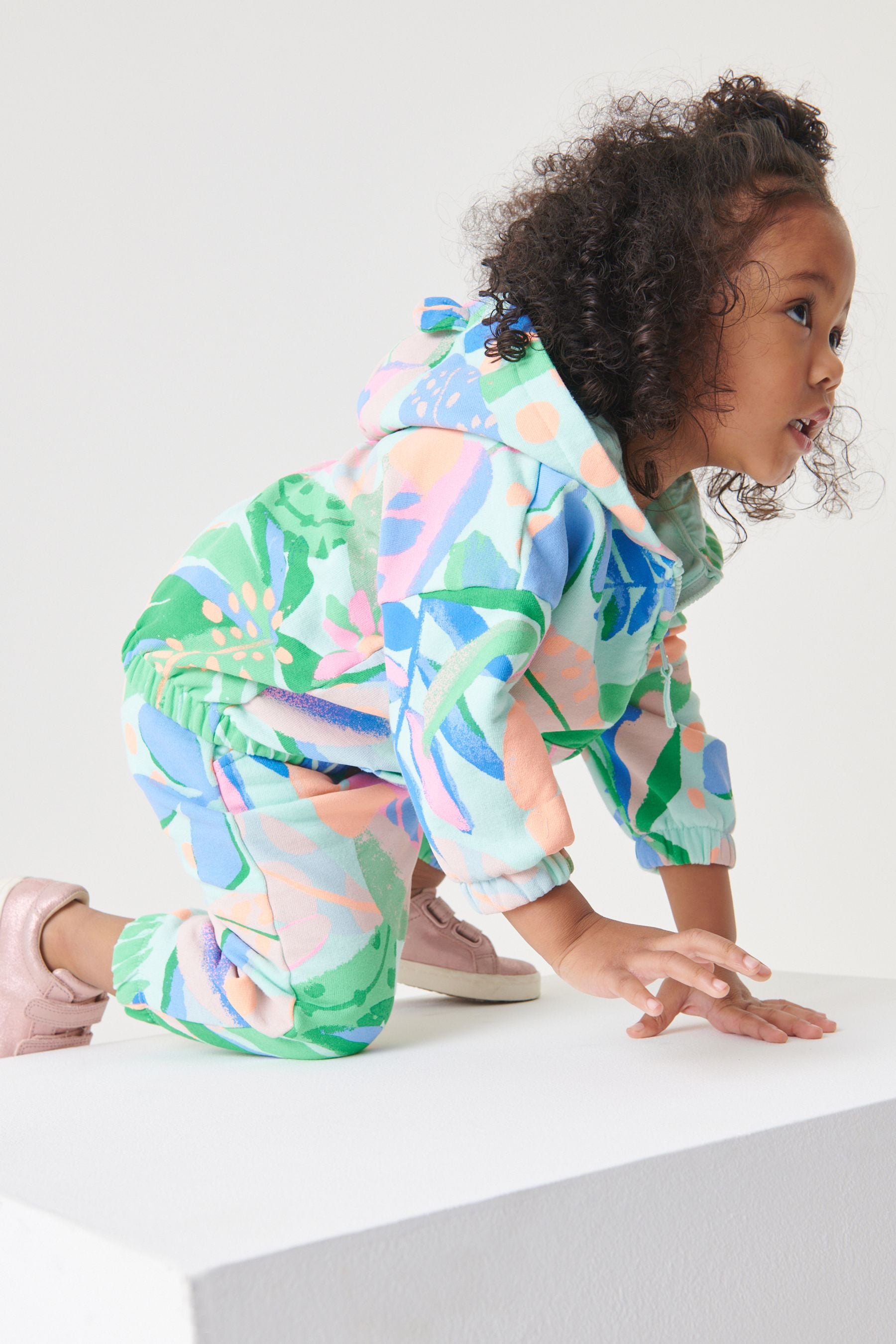 Bright Tropical Hoodie & Joggers Co-Ord Set (3mths-7yrs)