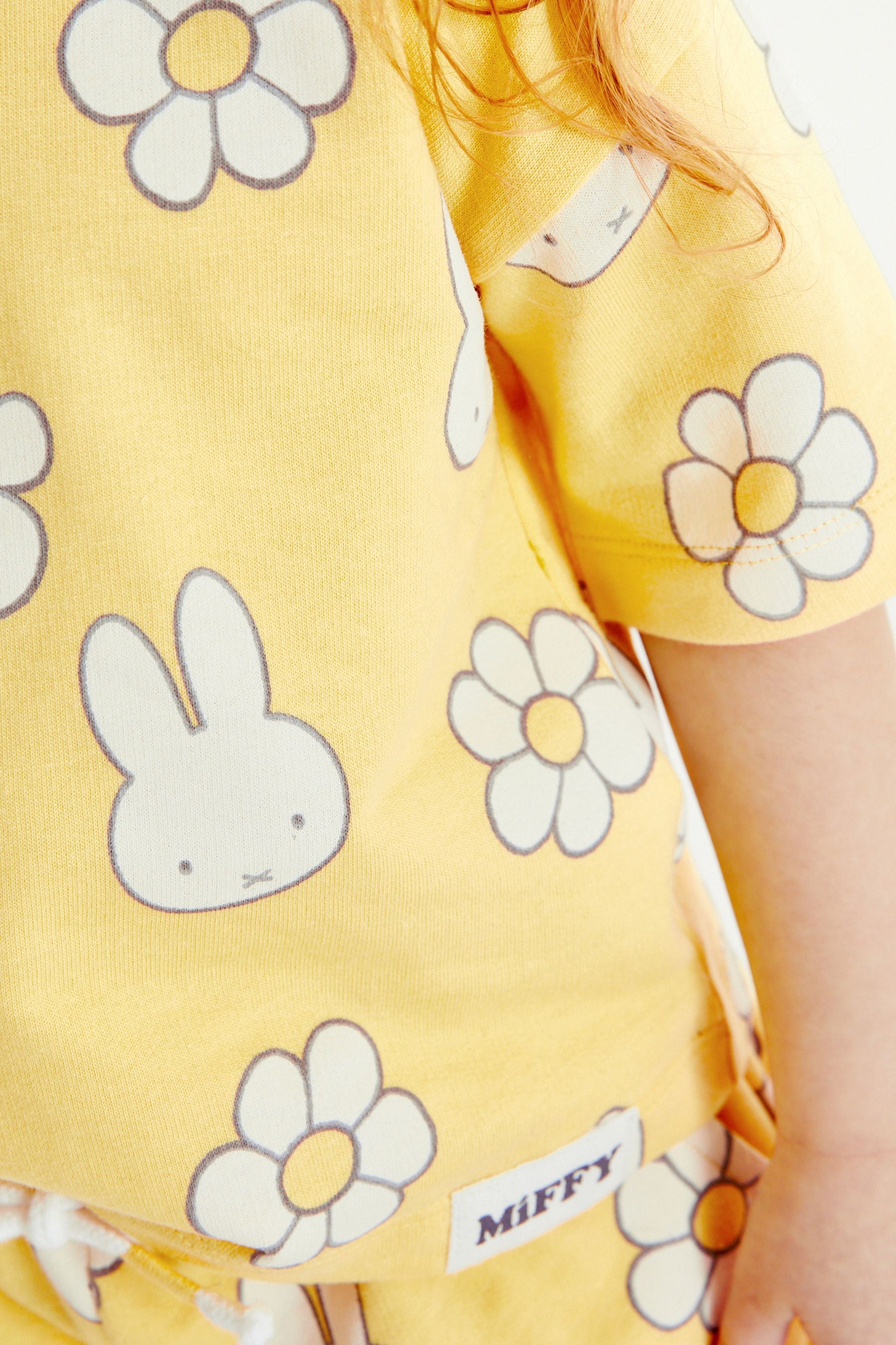 Yellow Miffy Top And Shorts Co-ord Set (3mths-7yrs)