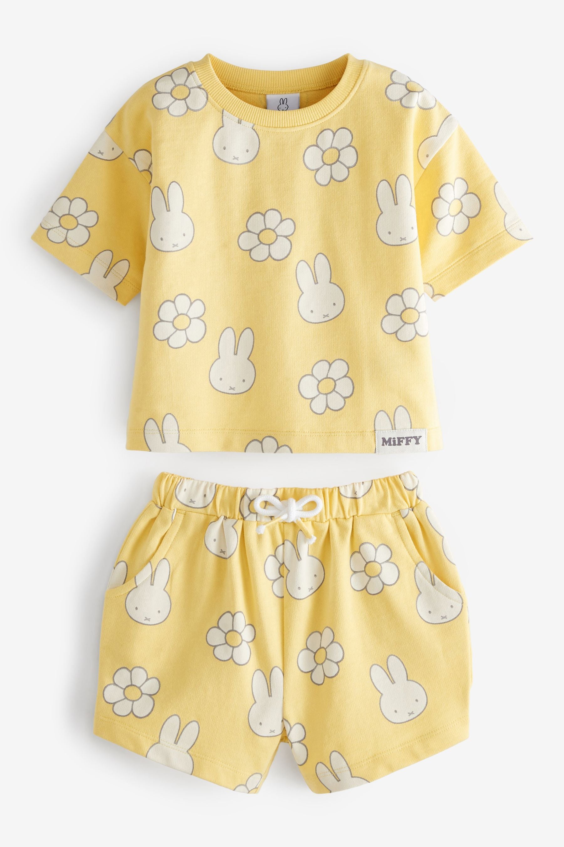 Yellow Miffy Top And Shorts Co-ord Set (3mths-7yrs)