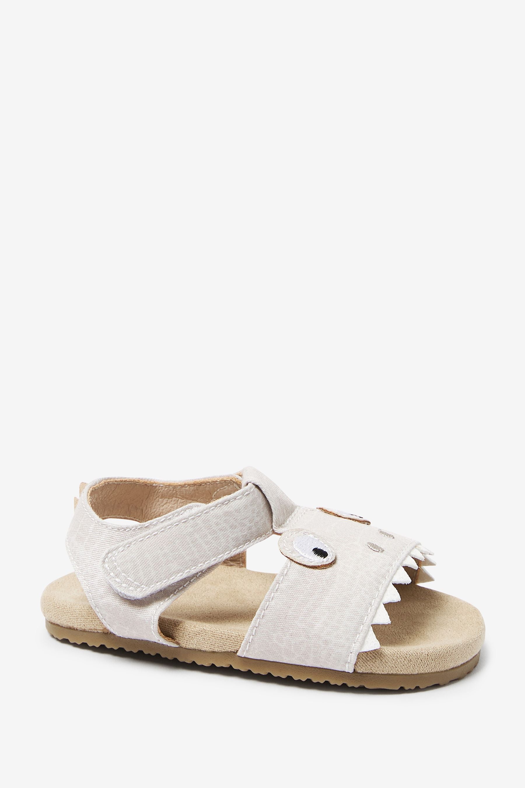 Neutral Pram Corkbed Sandals (0-24mths)