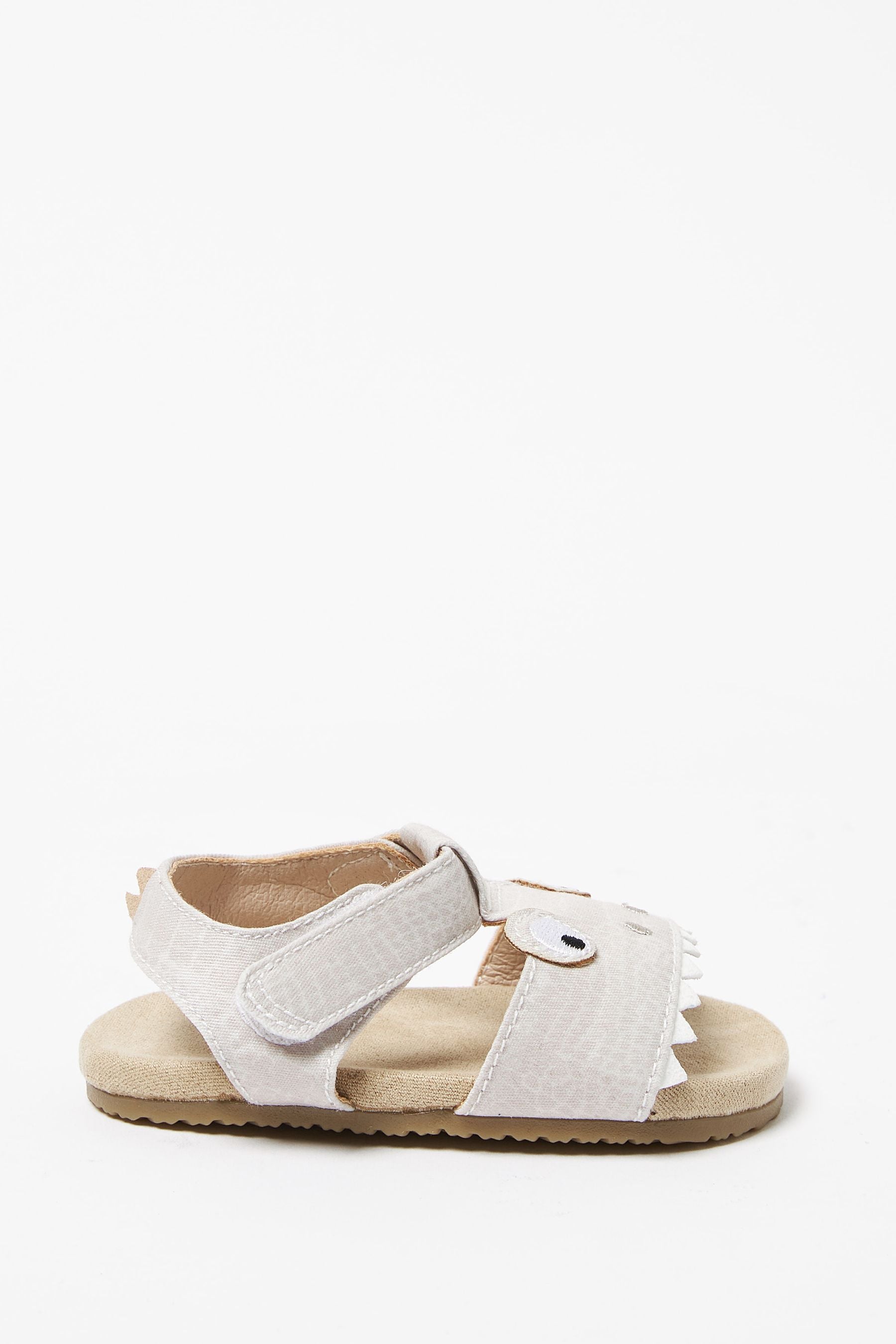 Neutral Pram Corkbed Sandals (0-24mths)