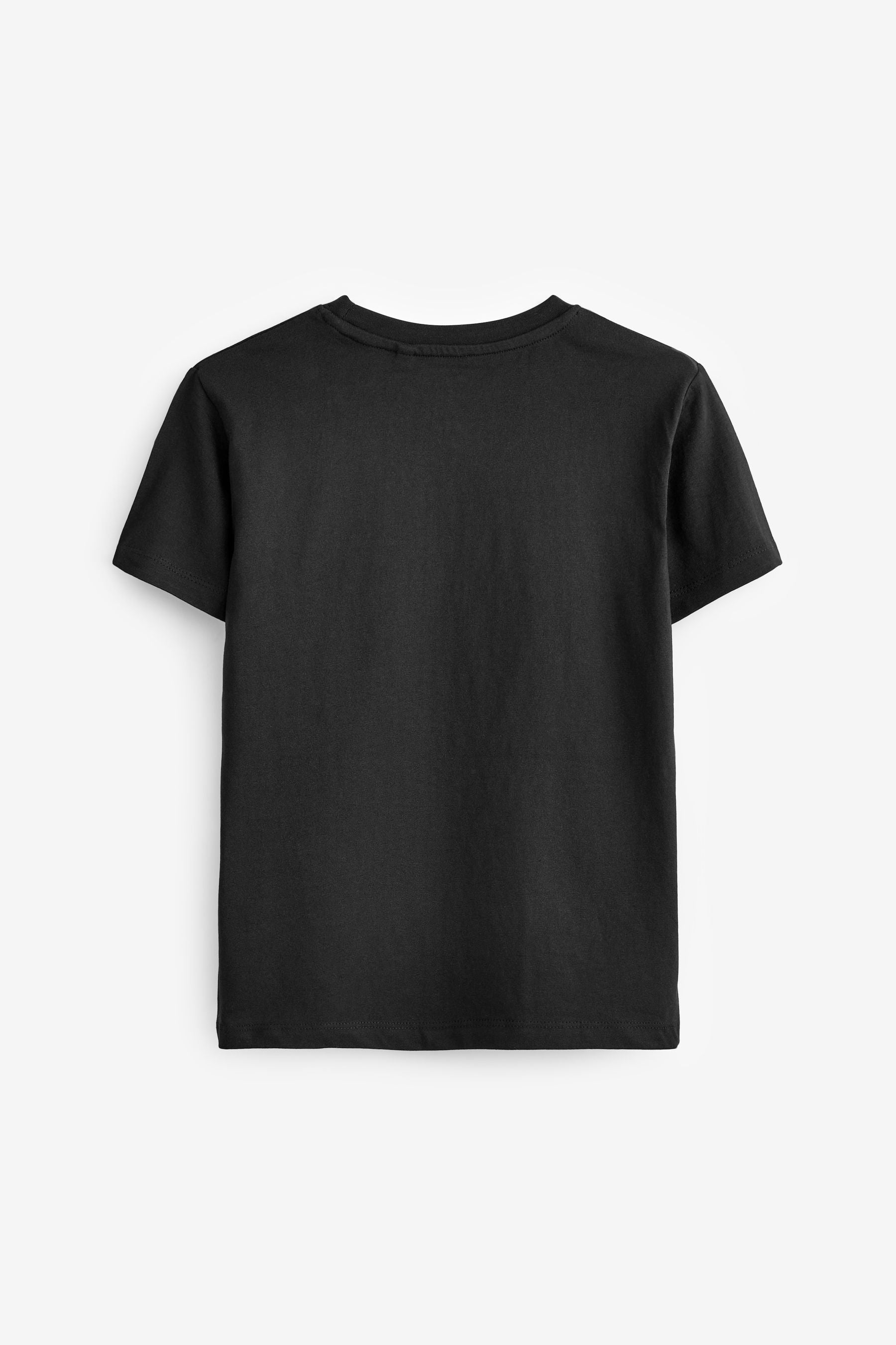 Black Plain T-Shirt (3-16yrs)