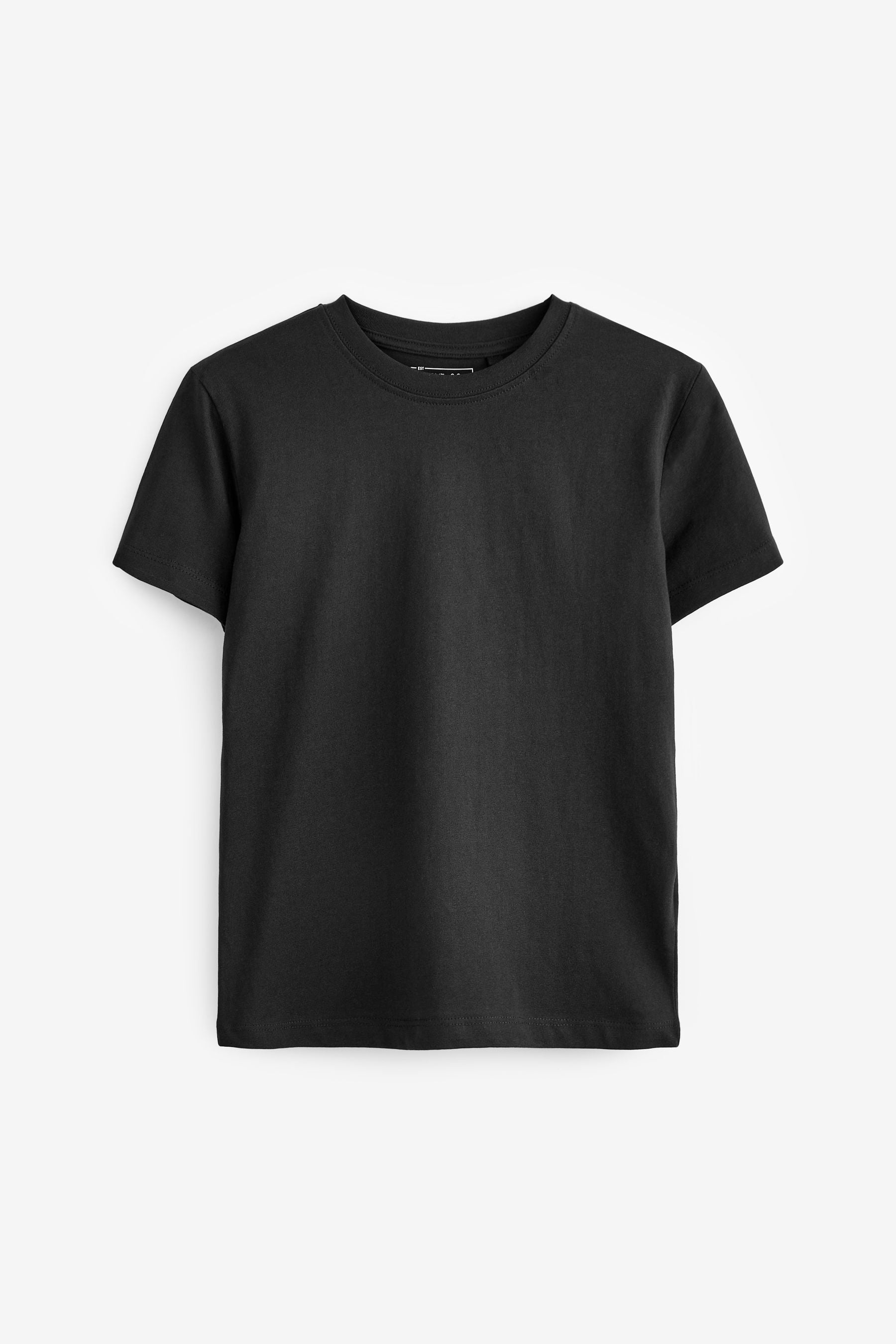 Black Plain T-Shirt (3-16yrs)