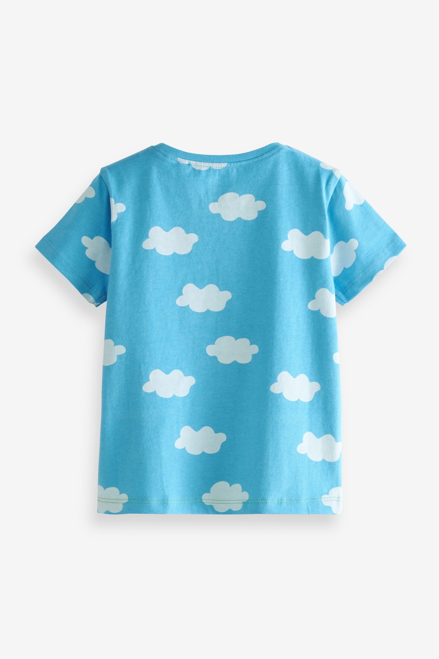 Peppa Pig Balloon Blue Cotton T-Shirt (3mths-7yrs)