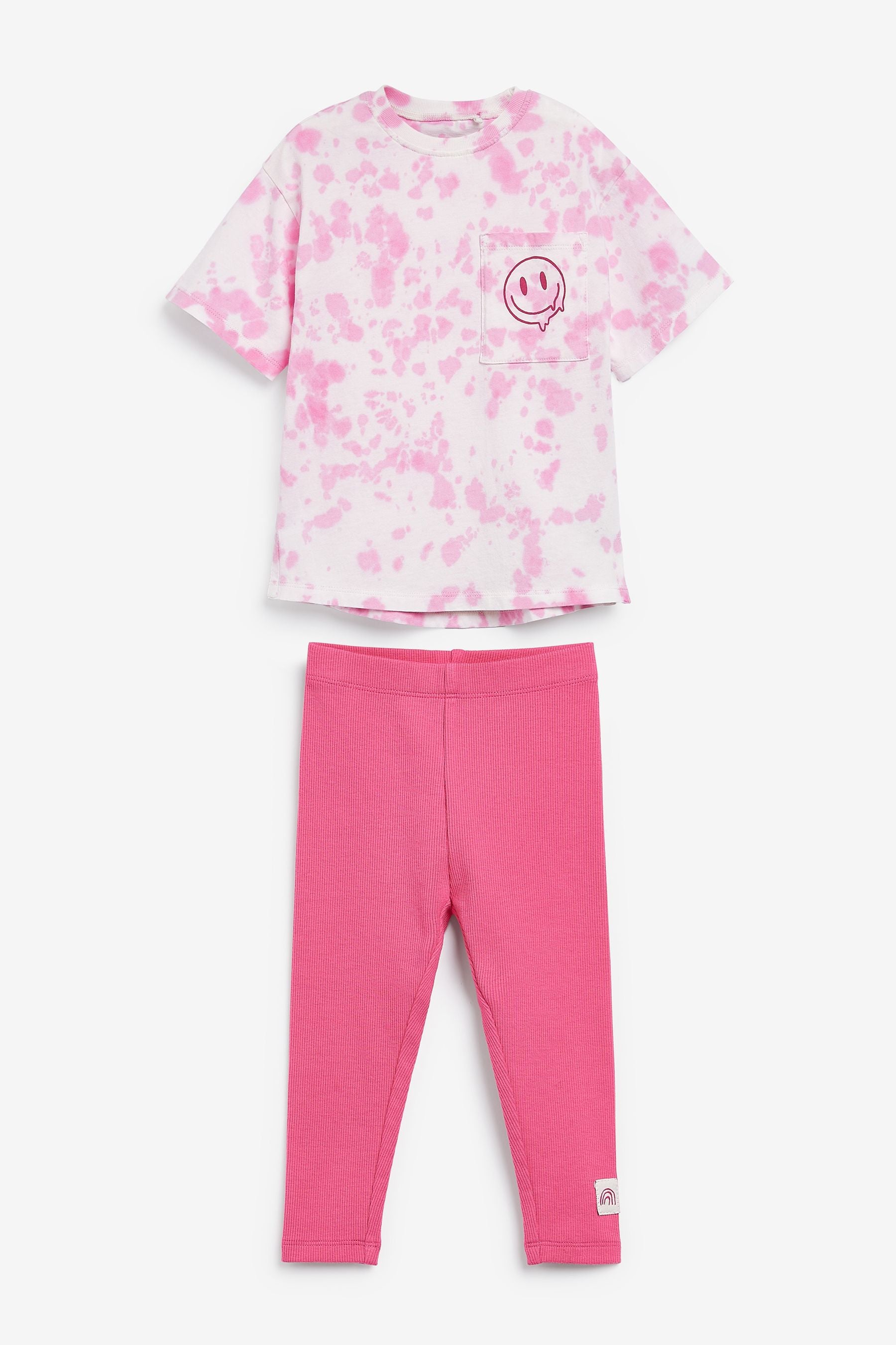 Pink Tie Dye T-Shirt and Legging Set (3mths-7yrs)