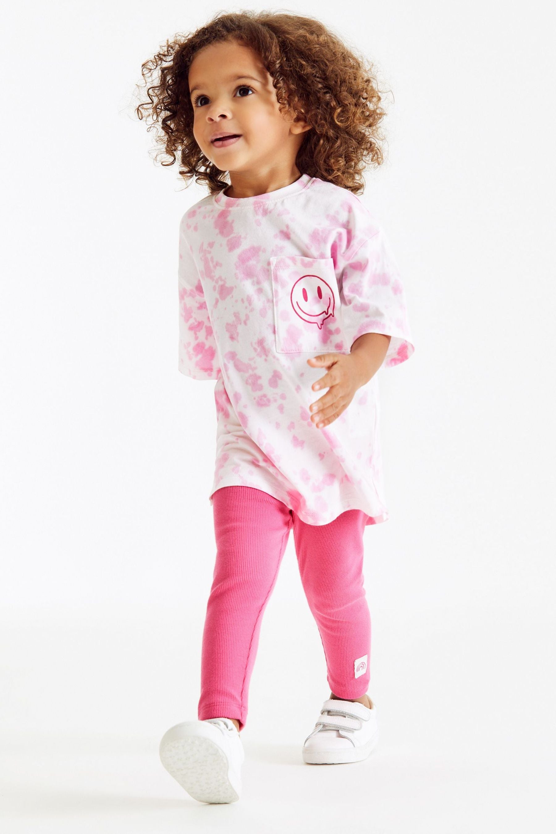 Pink Tie Dye T-Shirt and Legging Set (3mths-7yrs)