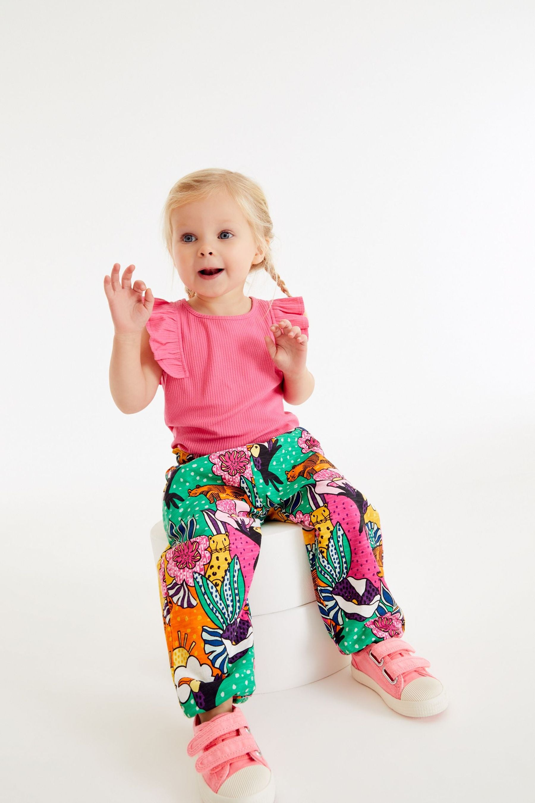 Multi Tropical Jersey Trousers (3mths-7yrs)