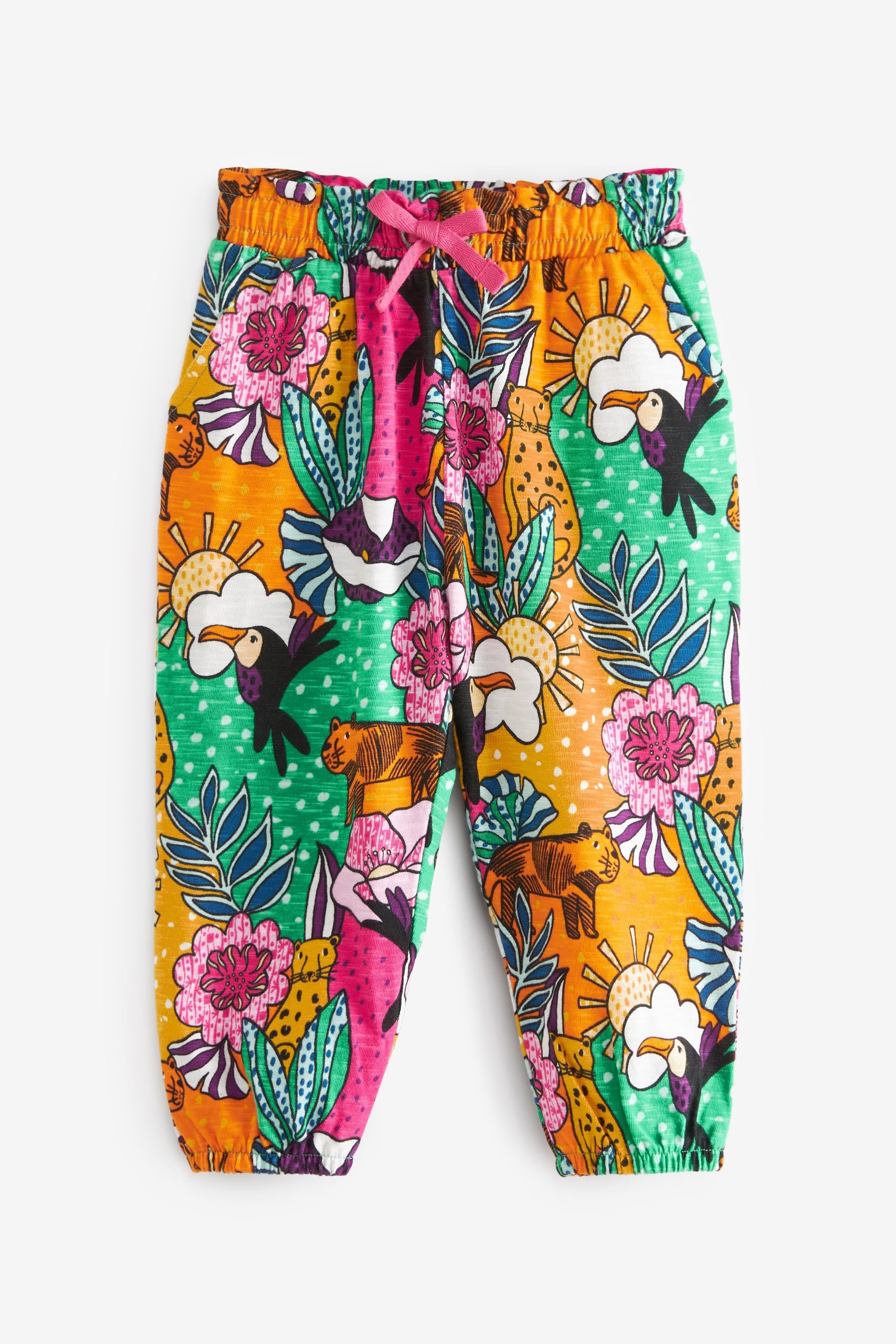 Multi Tropical Jersey Trousers (3mths-7yrs)