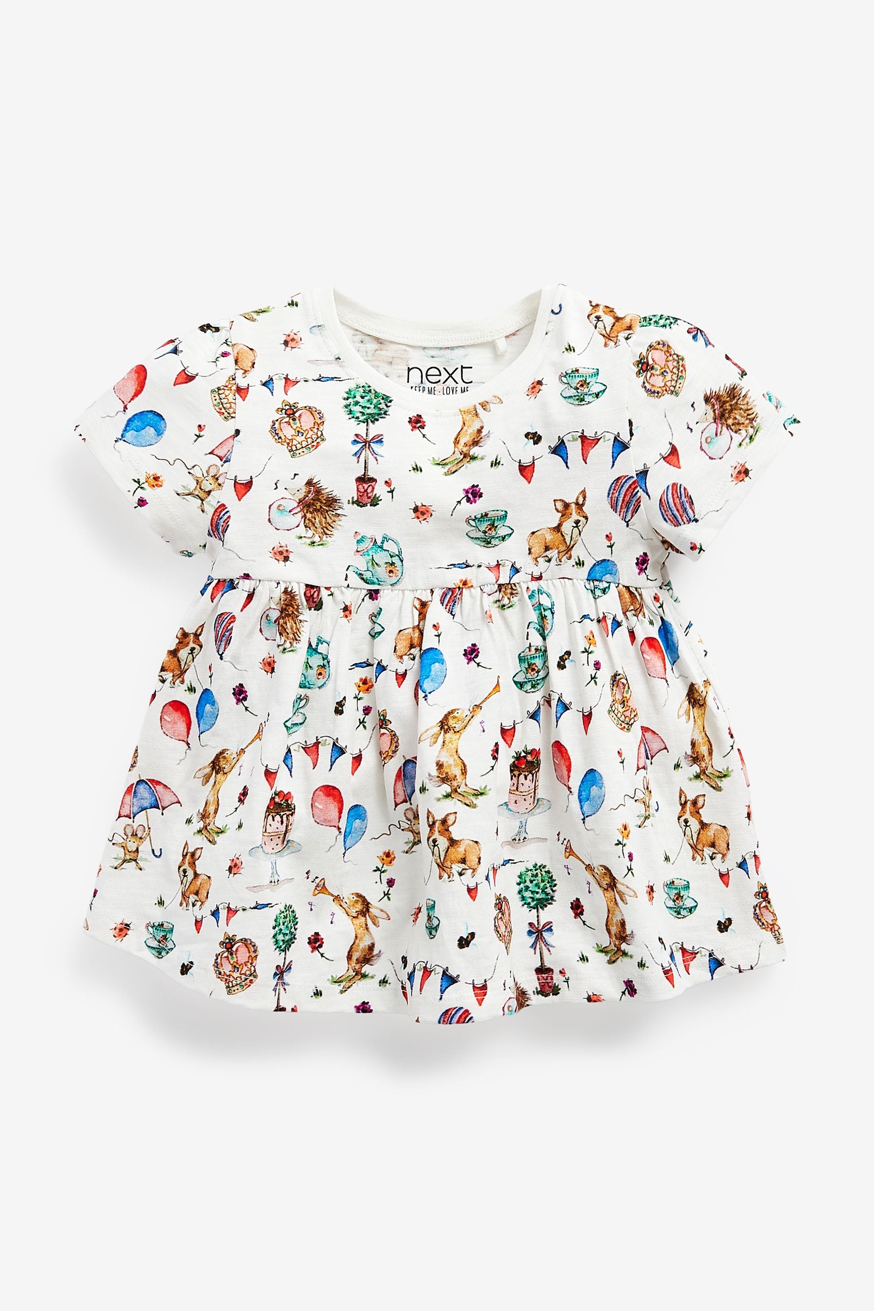 Cream Royal Character Cotton T-Shirt (3mths-7yrs)