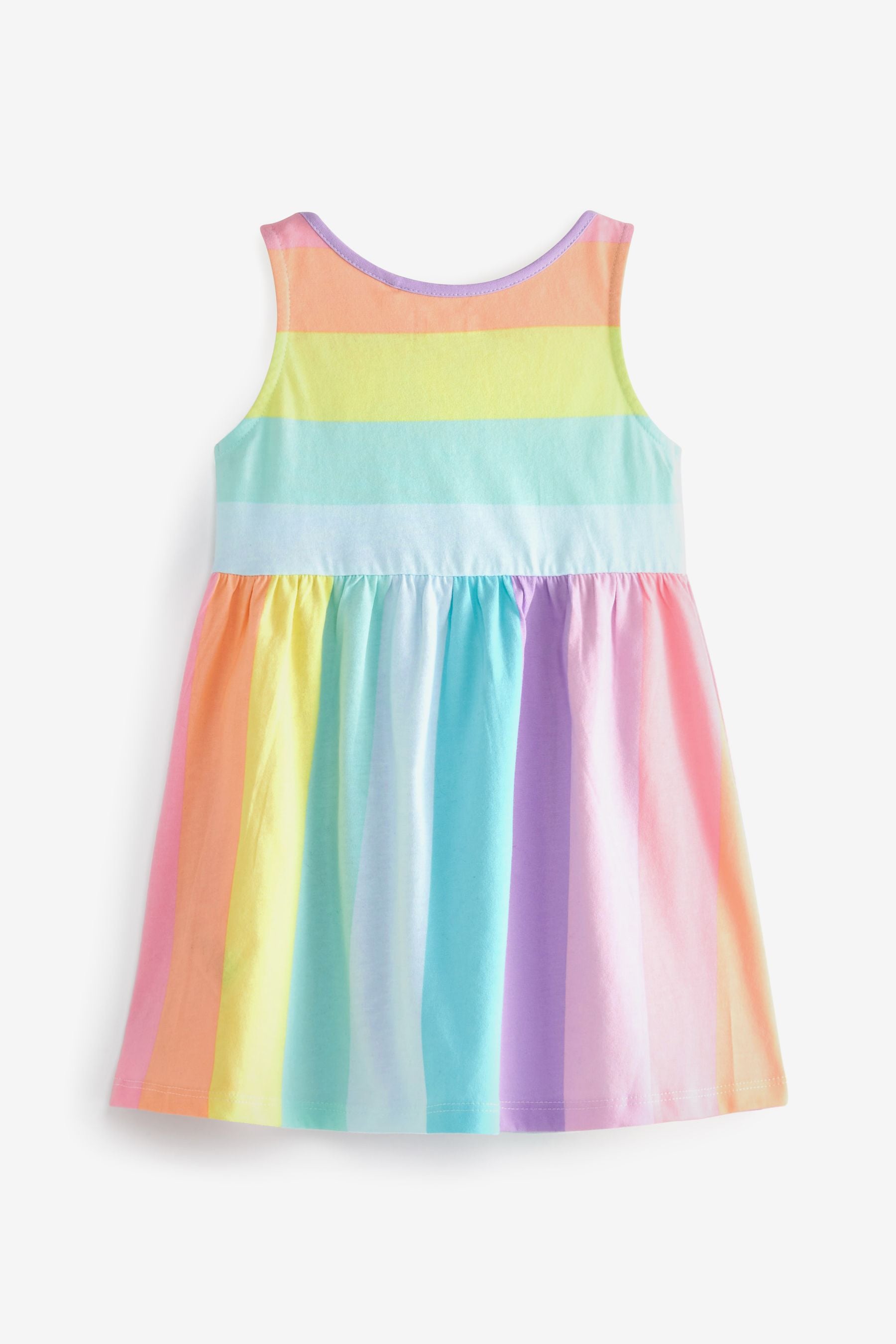 Rainbow Sleeveless Jersey Dress (3mths-7yrs)