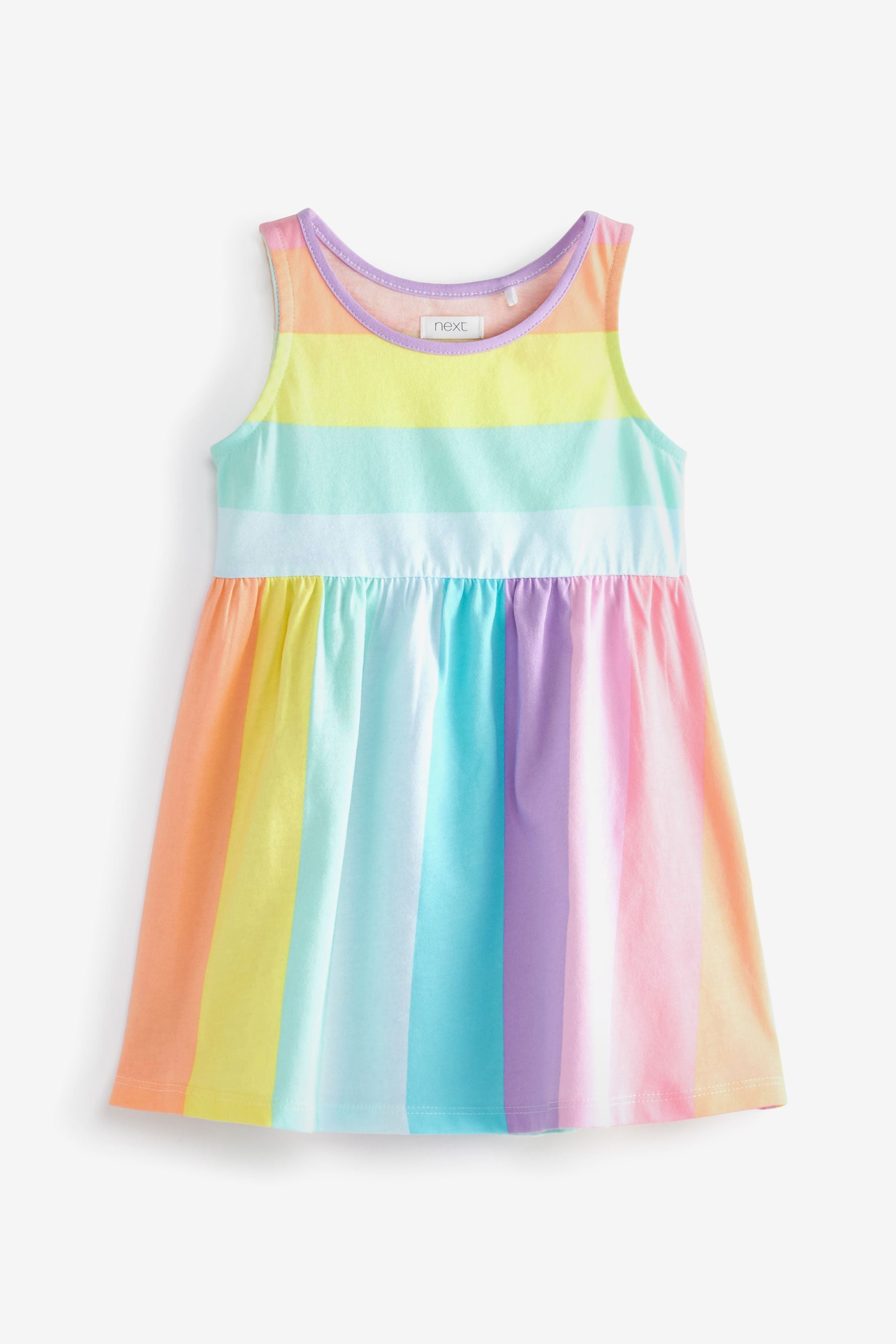 Rainbow Sleeveless Jersey Dress (3mths-7yrs)