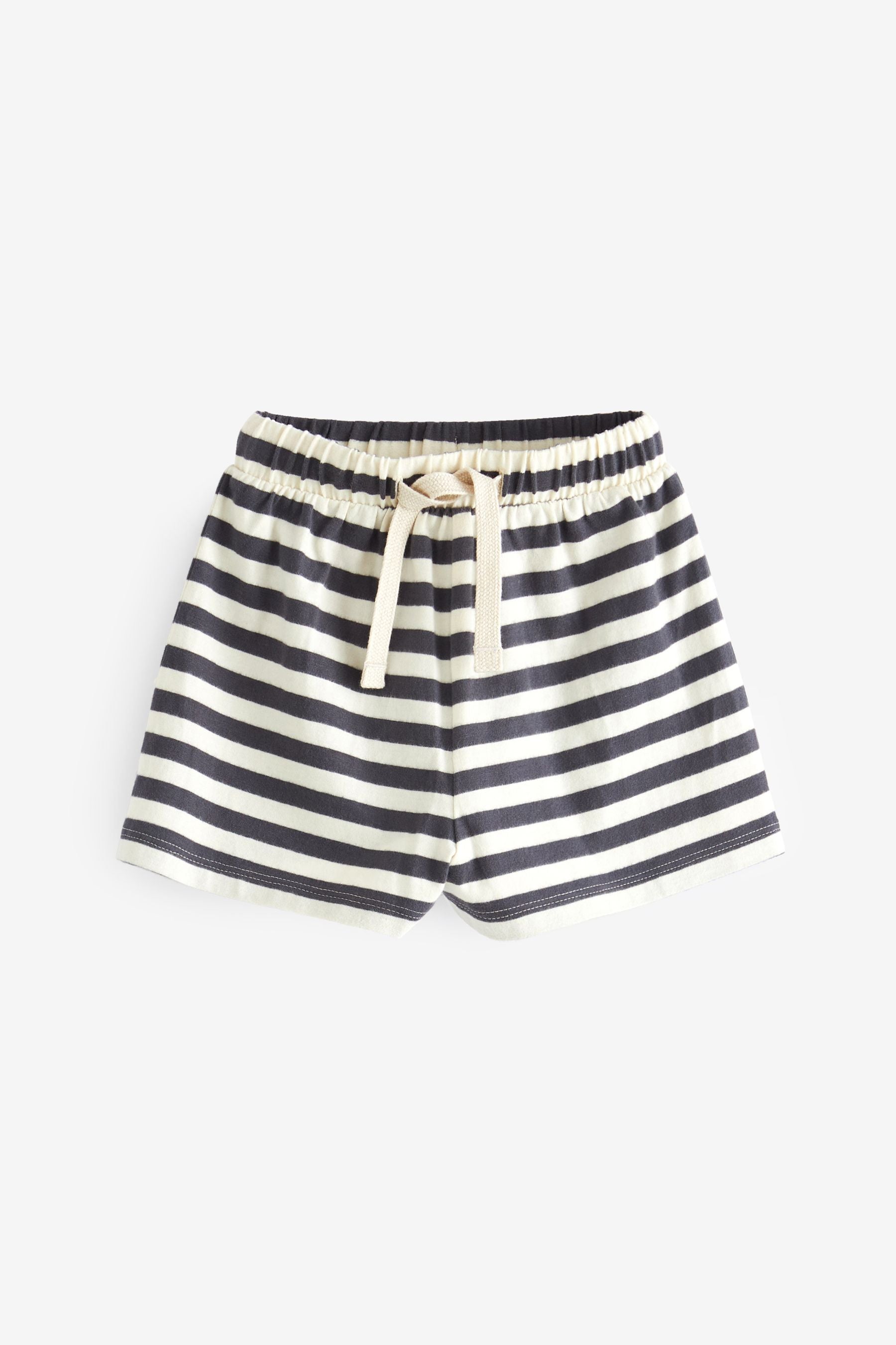 Neutral Spots/Stripes 5 Pack Jersey Shorts (3mths-7yrs)