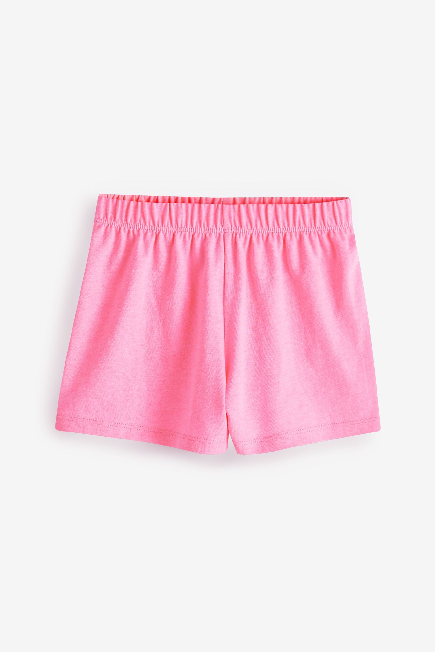 Mint Green/Pink Tropical 5 Pack Jersey Shorts (3mths-7yrs)