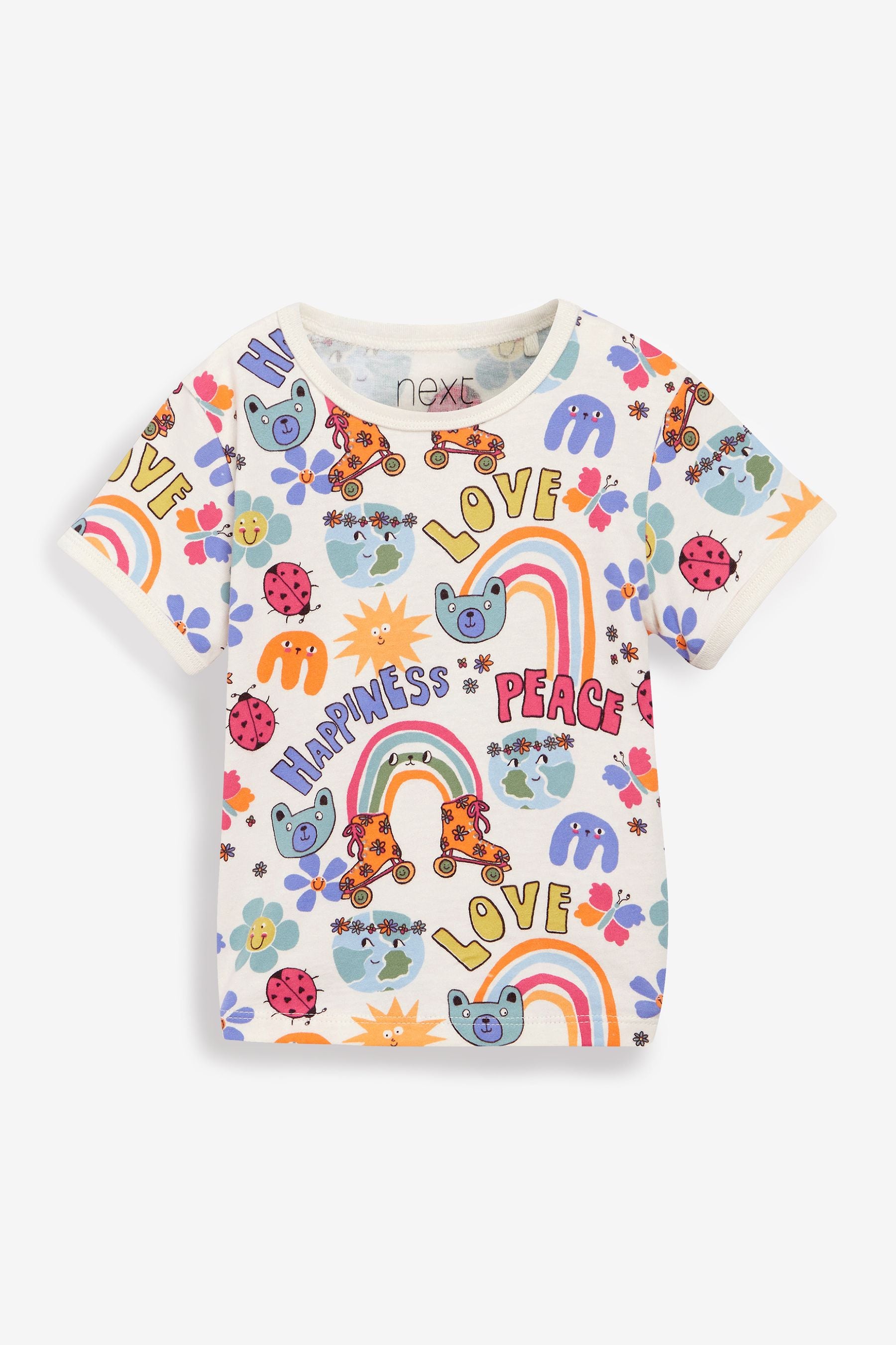 Multi Retro 5 Pack T-Shirts (3mths-7yrs)