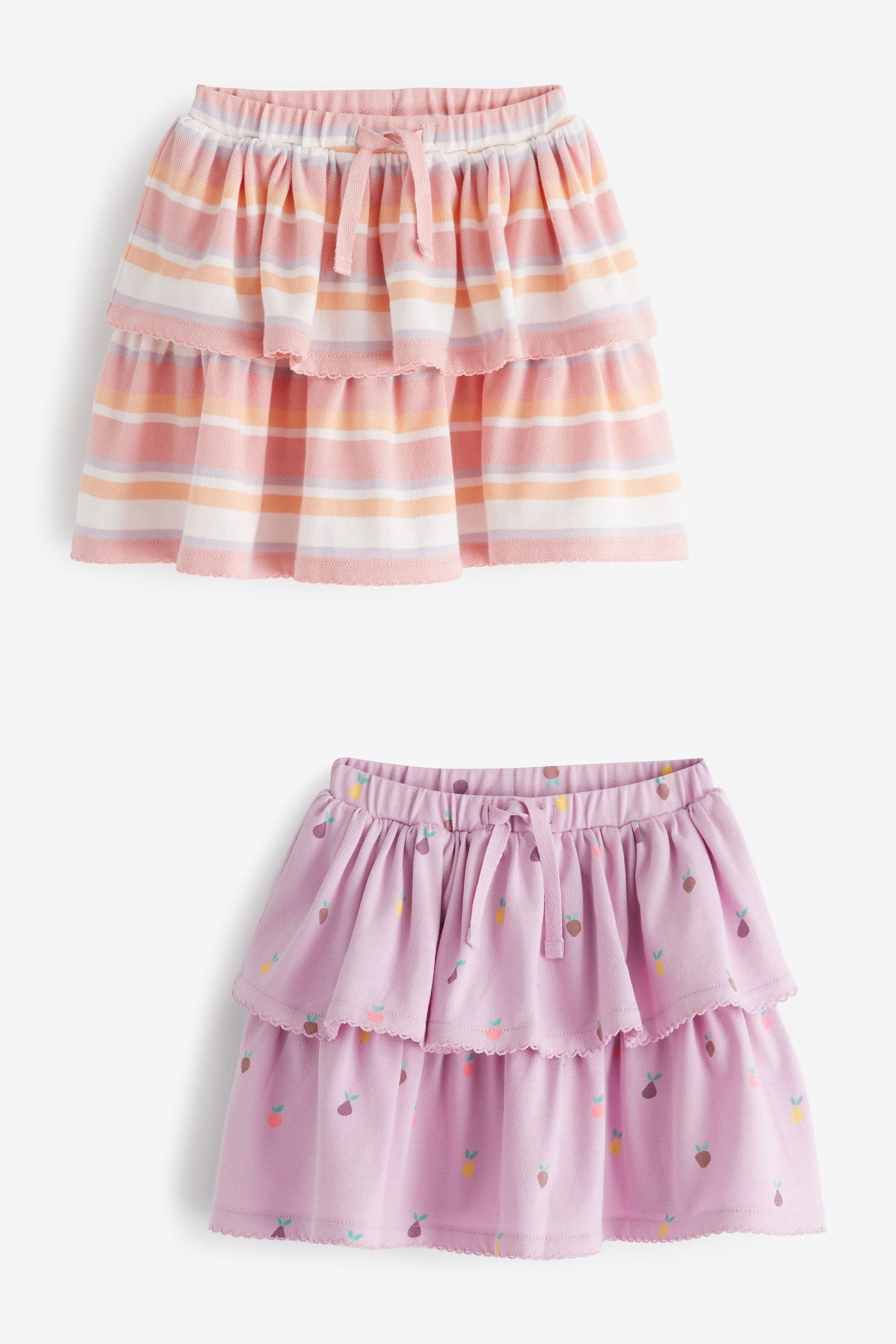 Pink/Lilac Purple 2 Pack Skirts (3mths-7yrs)