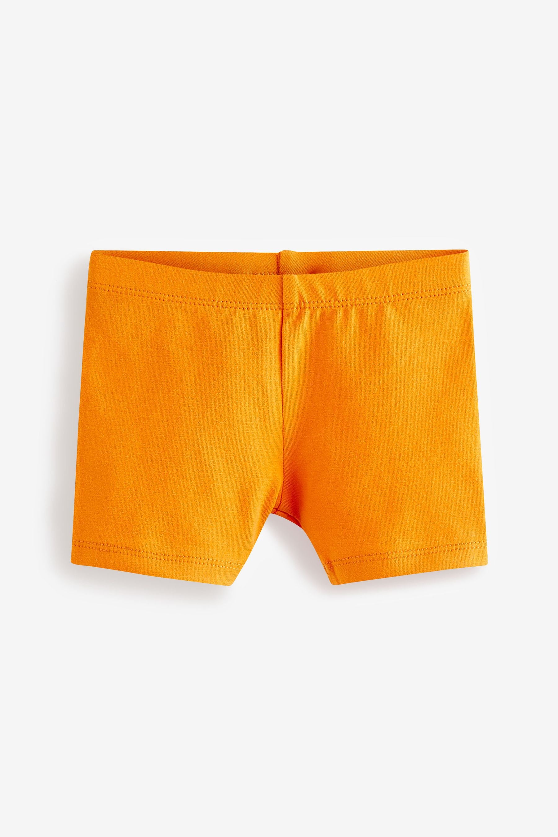 Orange Tropical 5 Pack Cotton Cycling Shorts (3mths-7yrs)