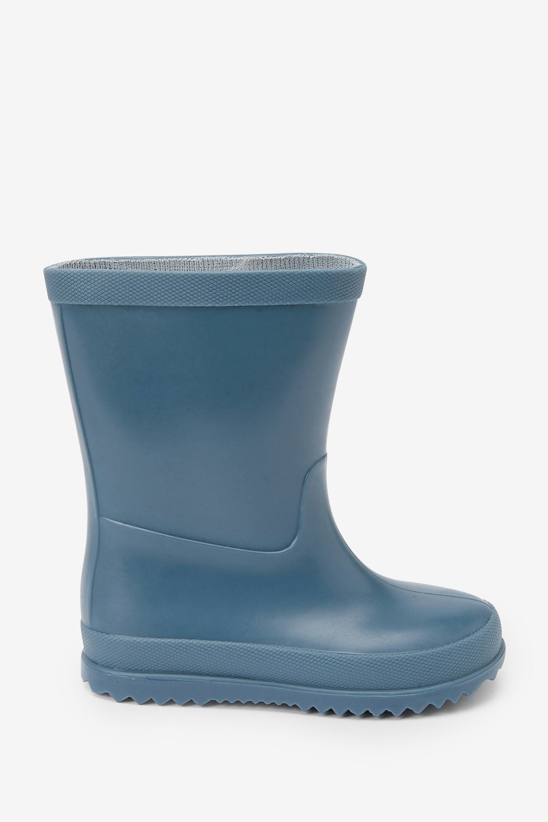 Teal Blue Plain Wellies