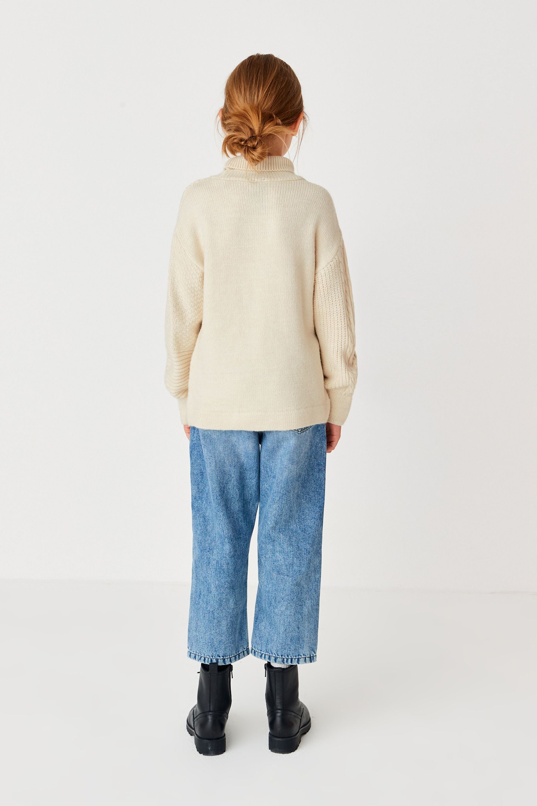 Cream Cable Jumper (3-16yrs)