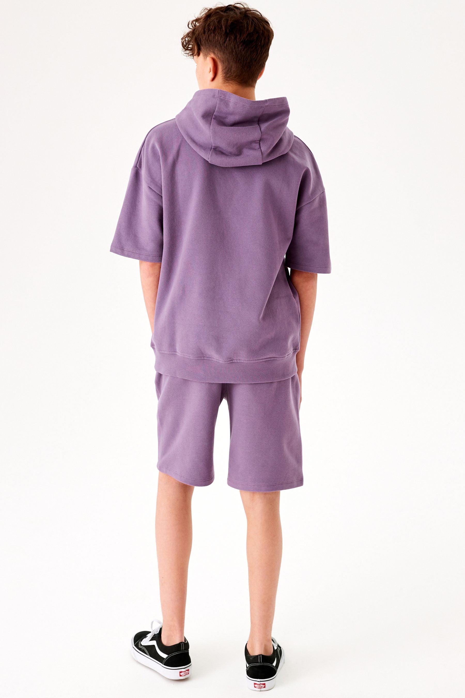 Purple Hoodie Set Jersey (3-16yrs)