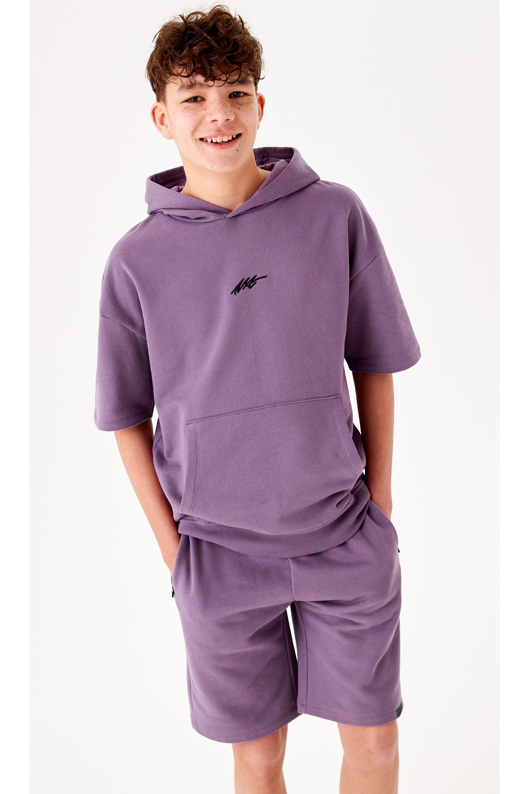 Purple Hoodie Set Jersey (3-16yrs)