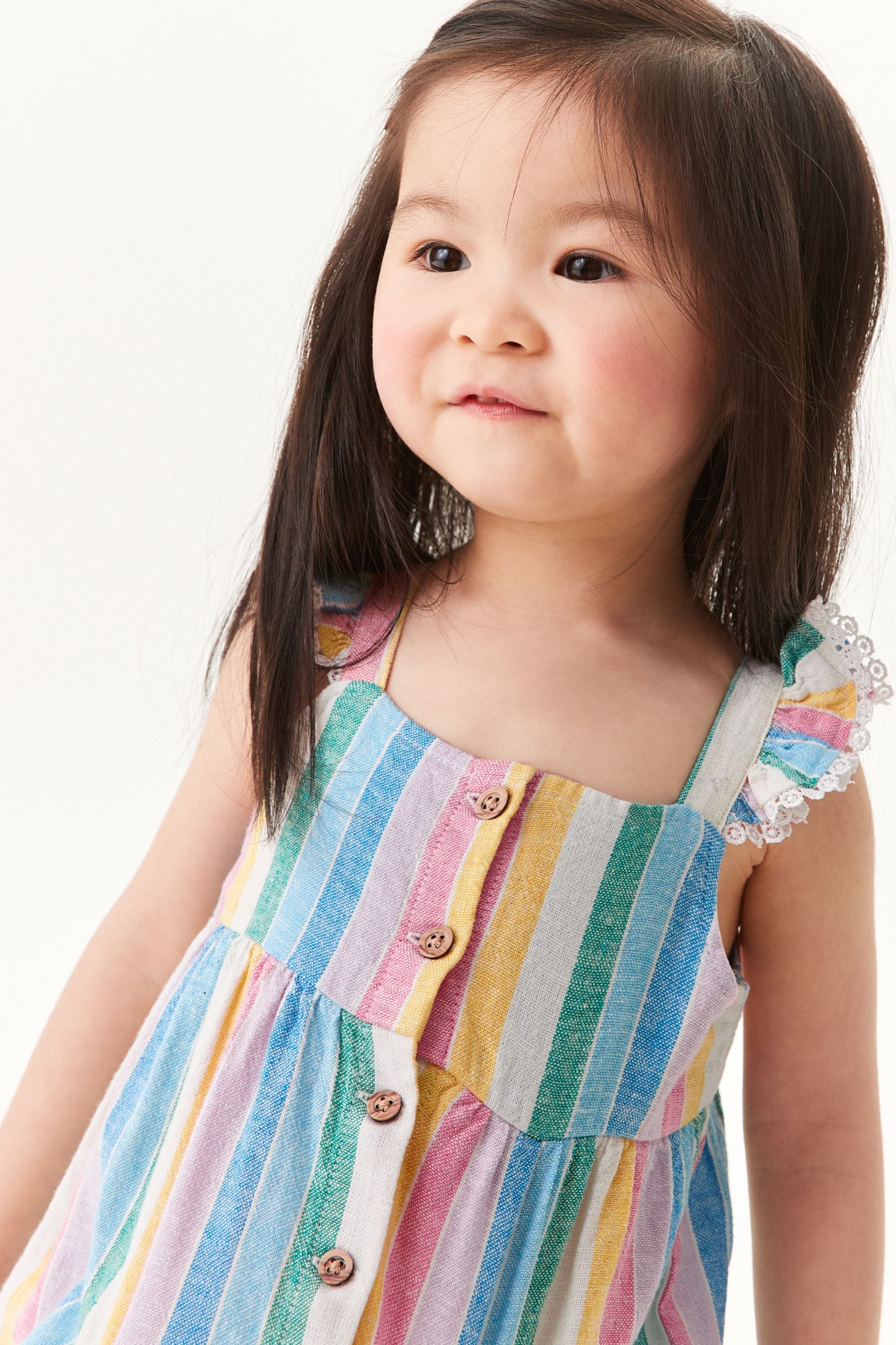 Multi Stripe Top and Short Set (3mths-7yrs)