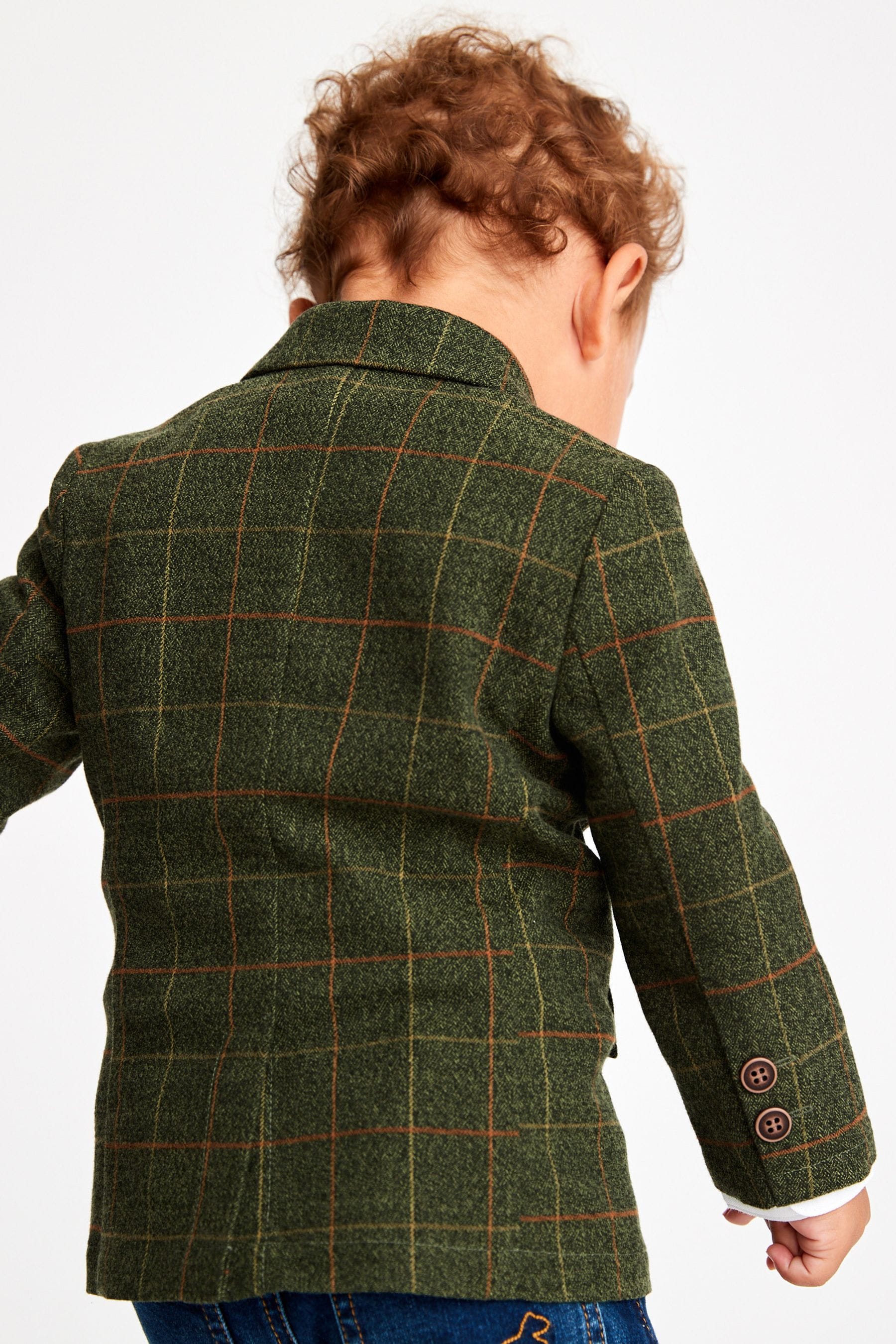 Green Heritage Check Blazer (3mths-9yrs)