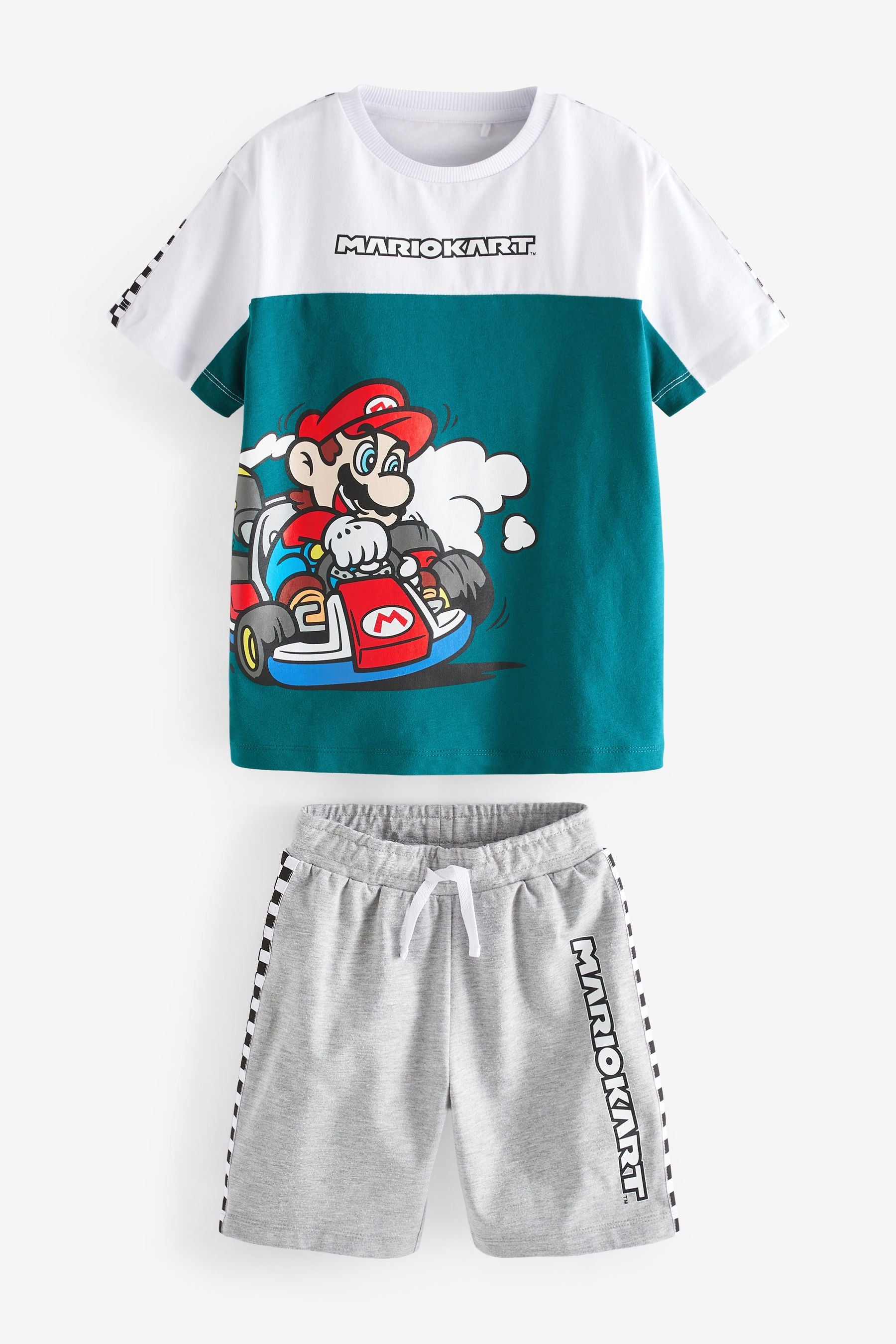 Mario Kart Gaming T-Shirt and Short Set (3-16yrs)