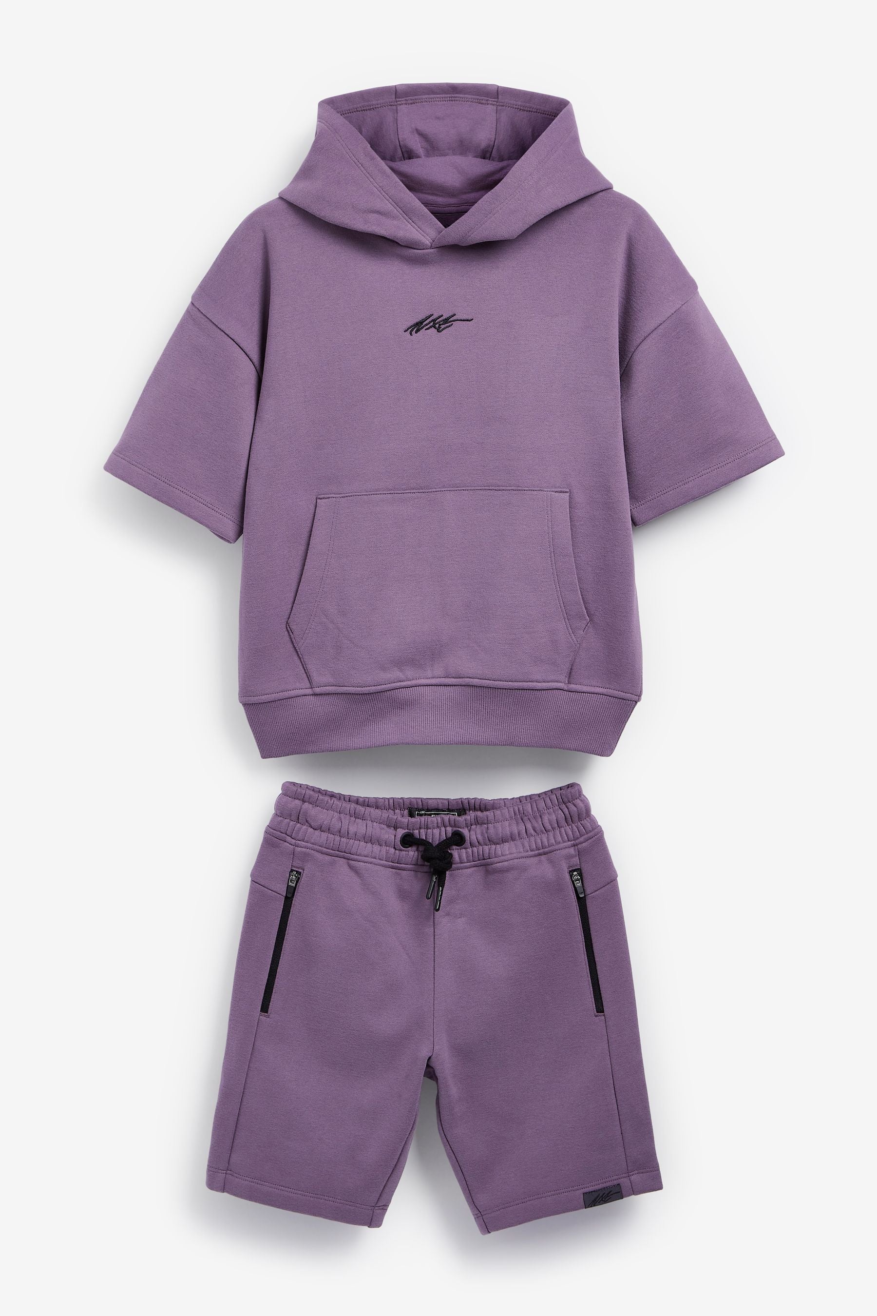 Purple Hoodie Set Jersey (3-16yrs)