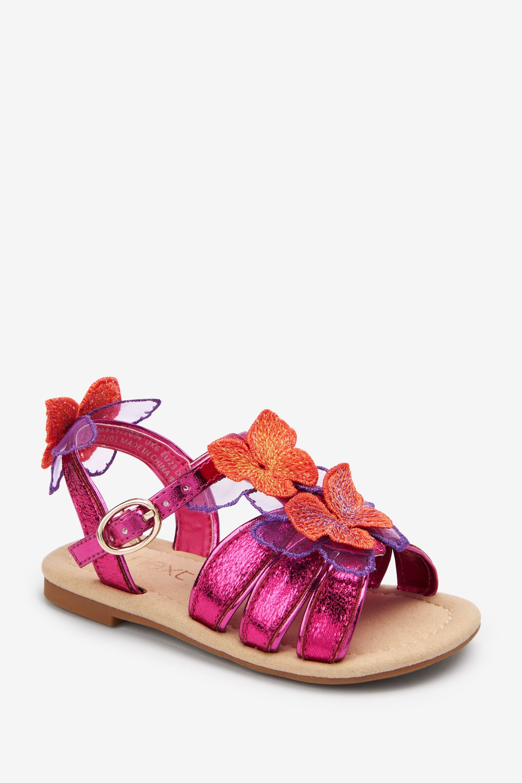 Pink Butterfly Sandals