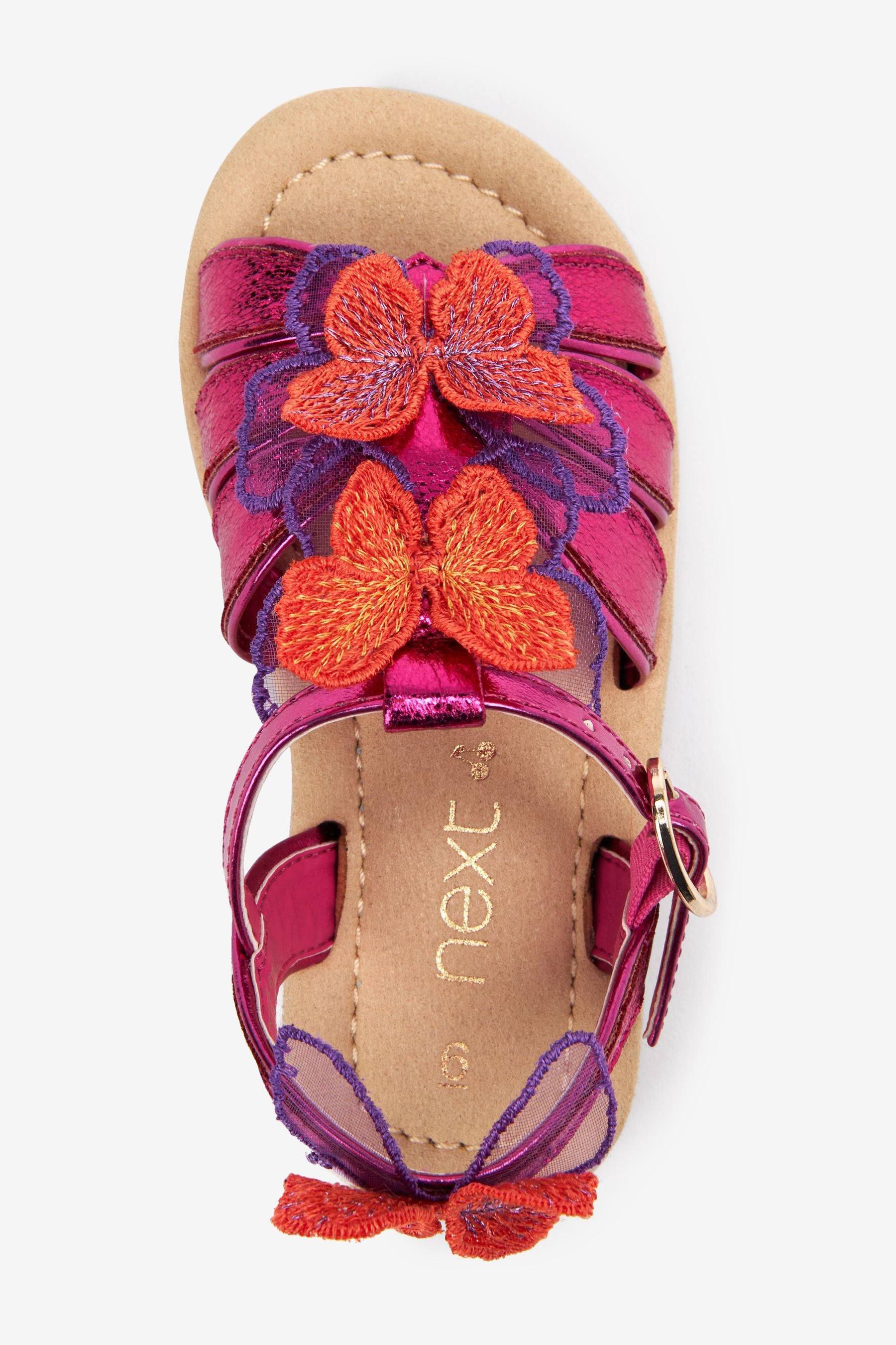 Pink Butterfly Sandals