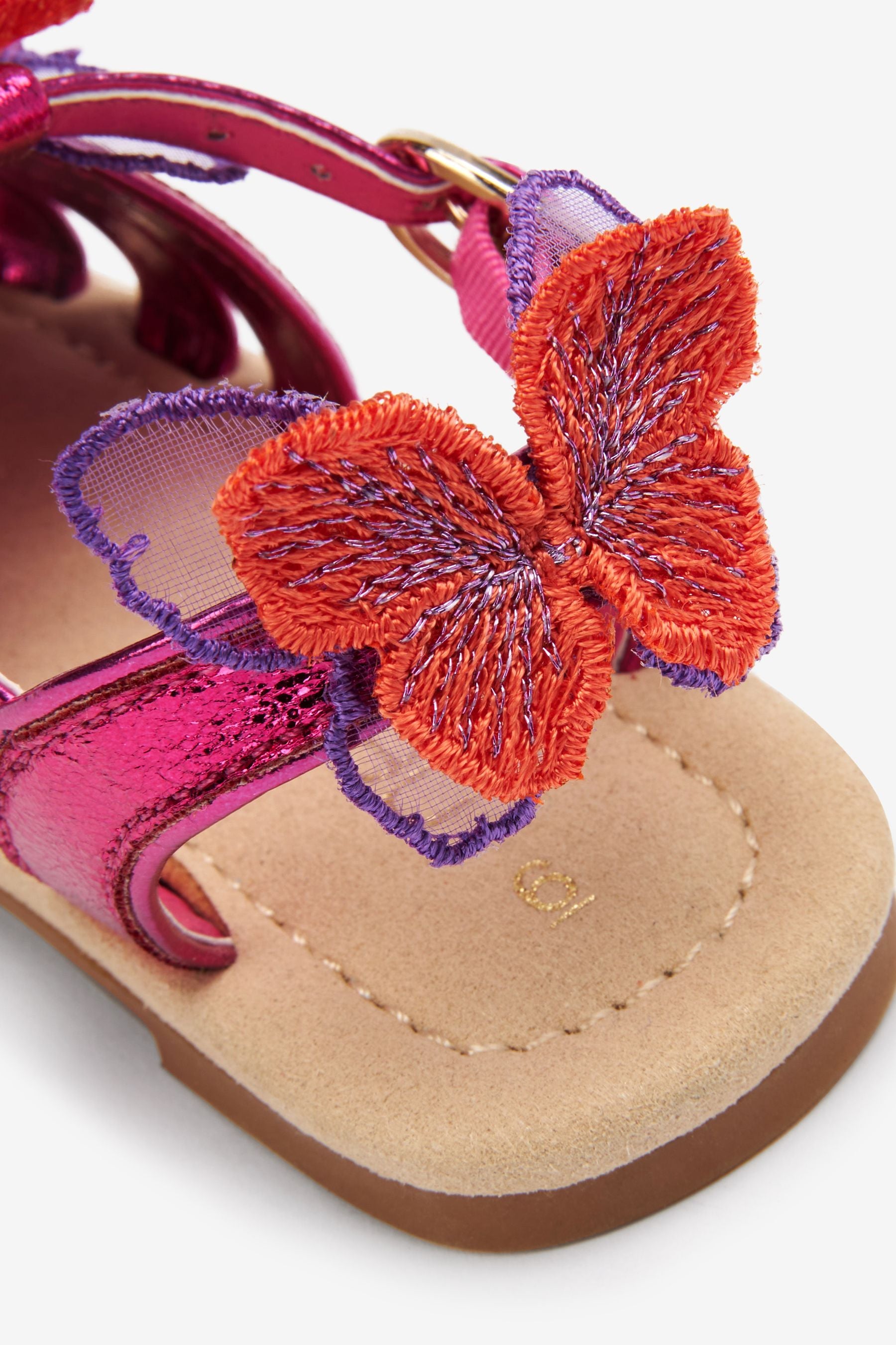 Pink Butterfly Sandals