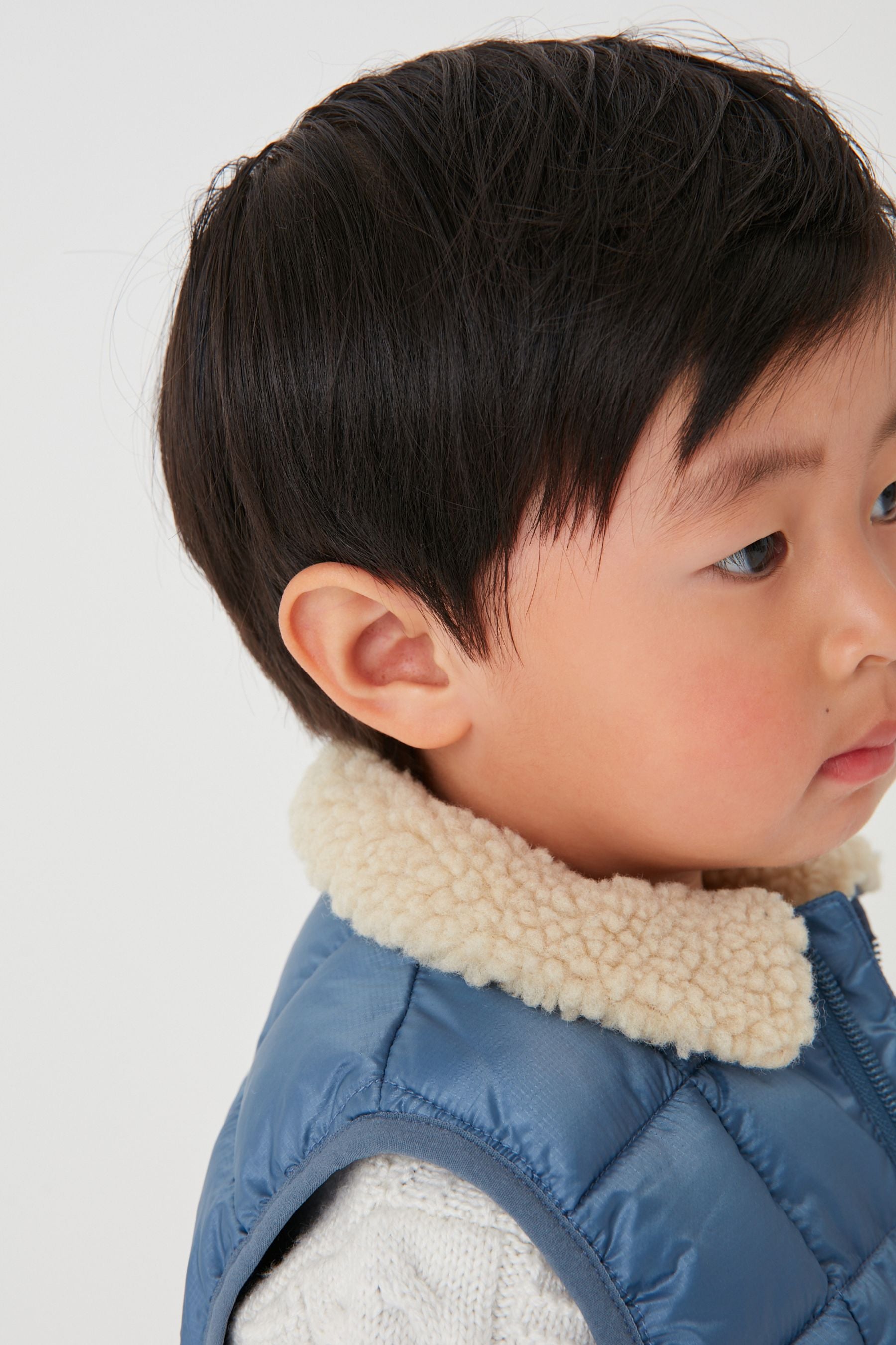 Light Blue Quilted Gilet (3mths-7yrs)