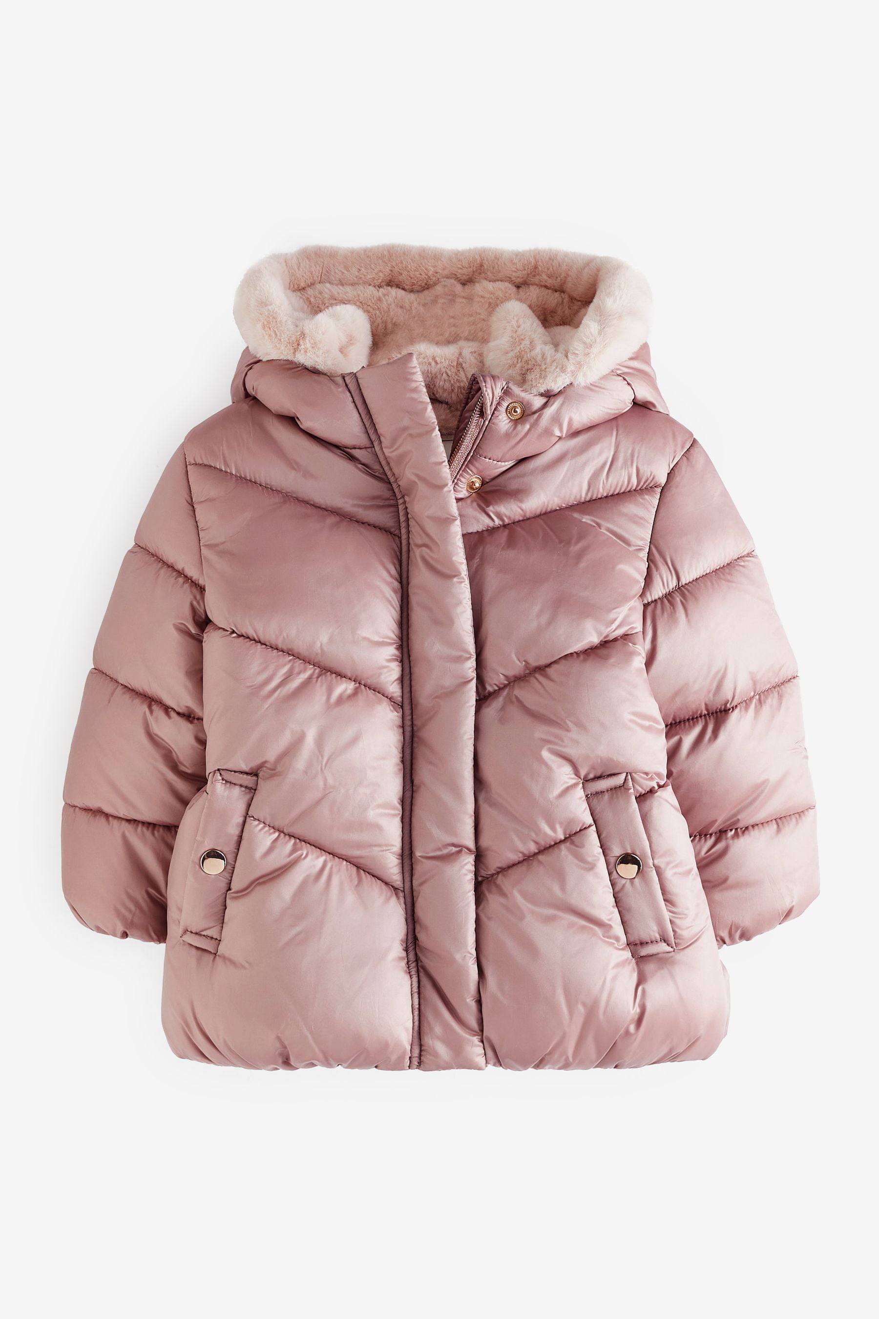 Toffee Pink Shower Resistant Padded Coat (3mths-7yrs)