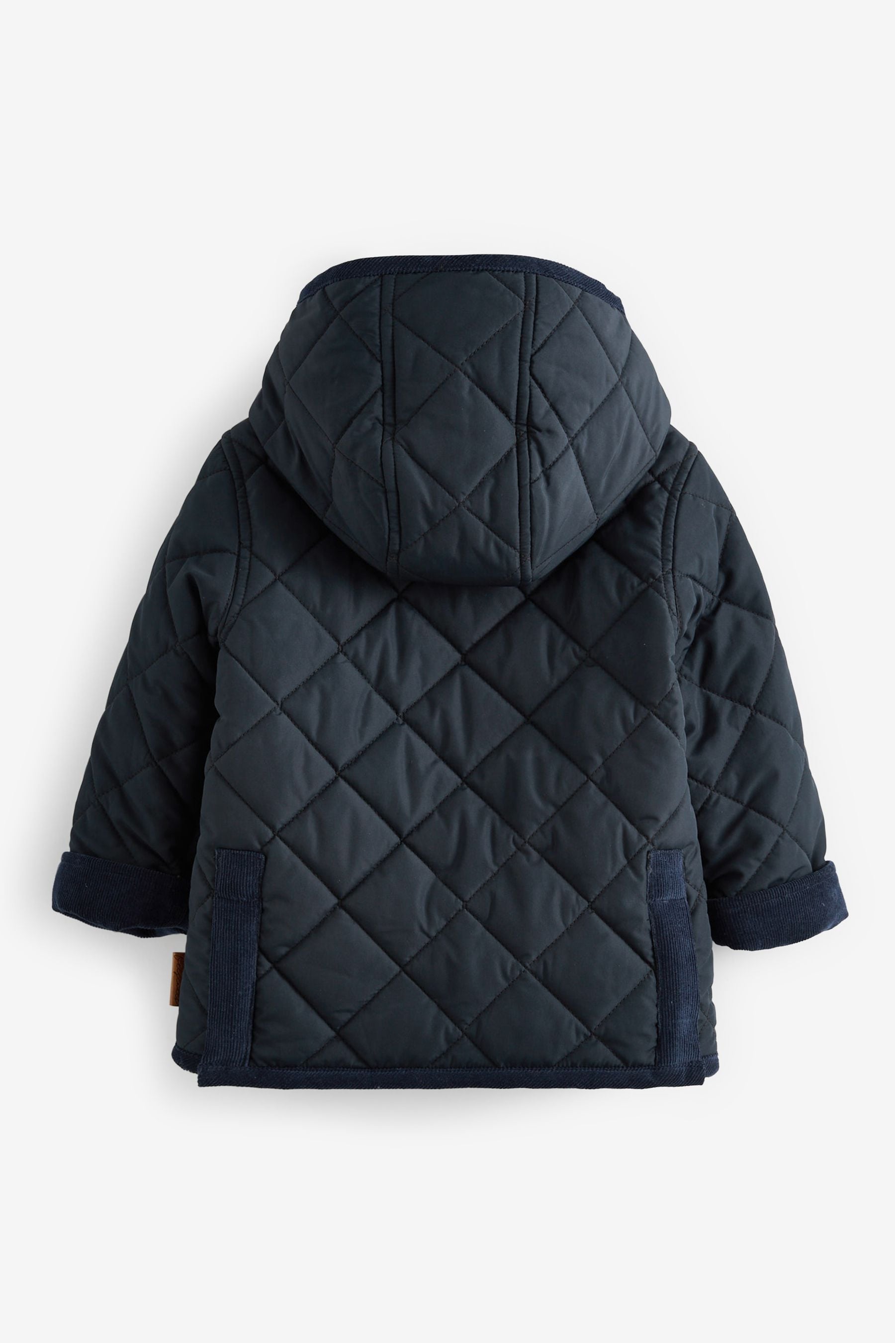 Navy Blue Quilted Jacket (3mths-7yrs)