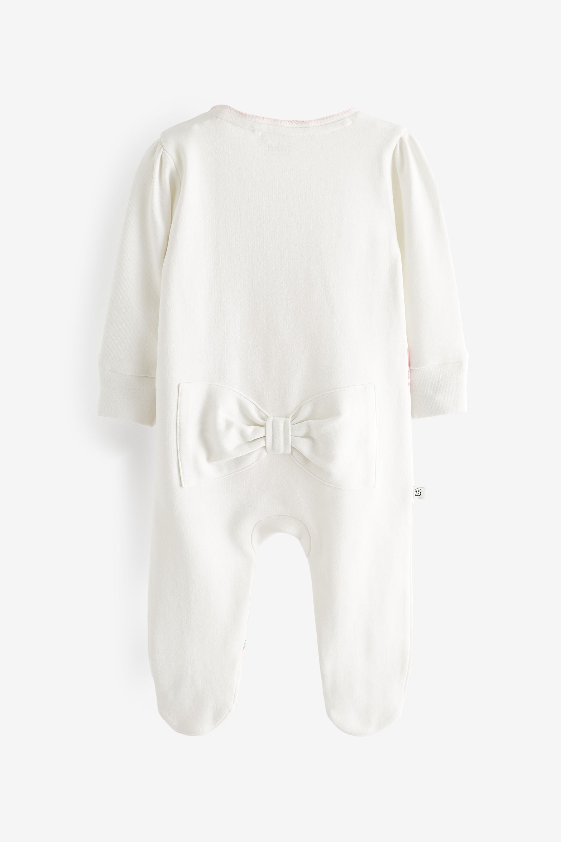 Baker by Ted Baker White Placement Sleepsuit And Headband Set