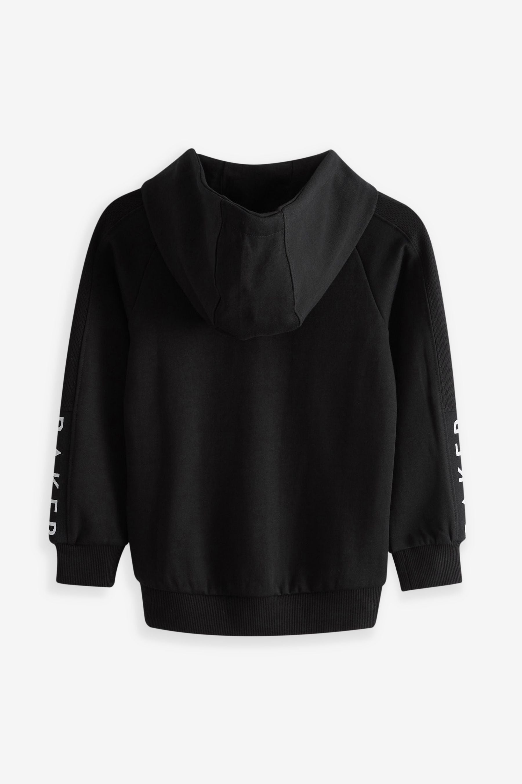 Black Baker by Ted Baker Black Panelled Hoodie